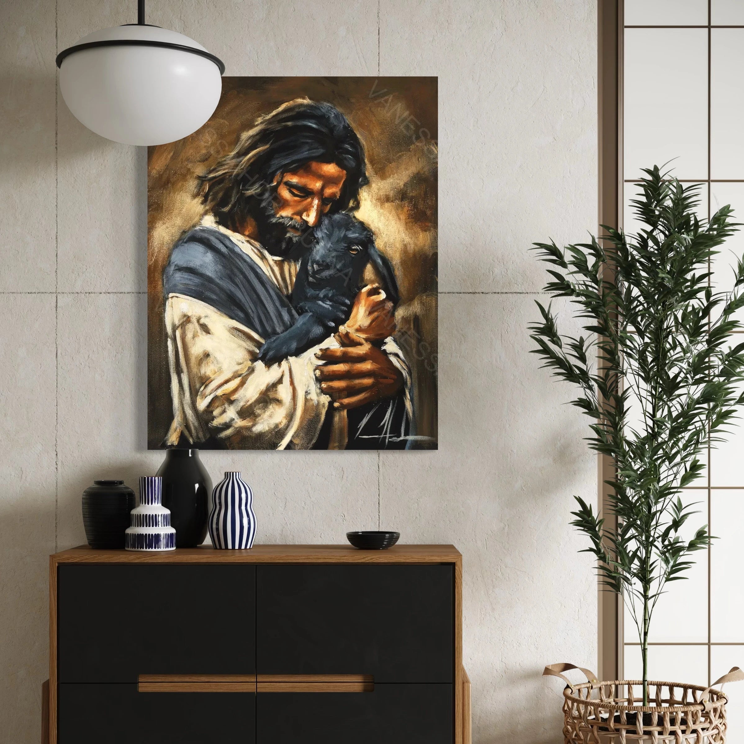 Saved By Grace Jesus Art Print Vanessa Horabuena