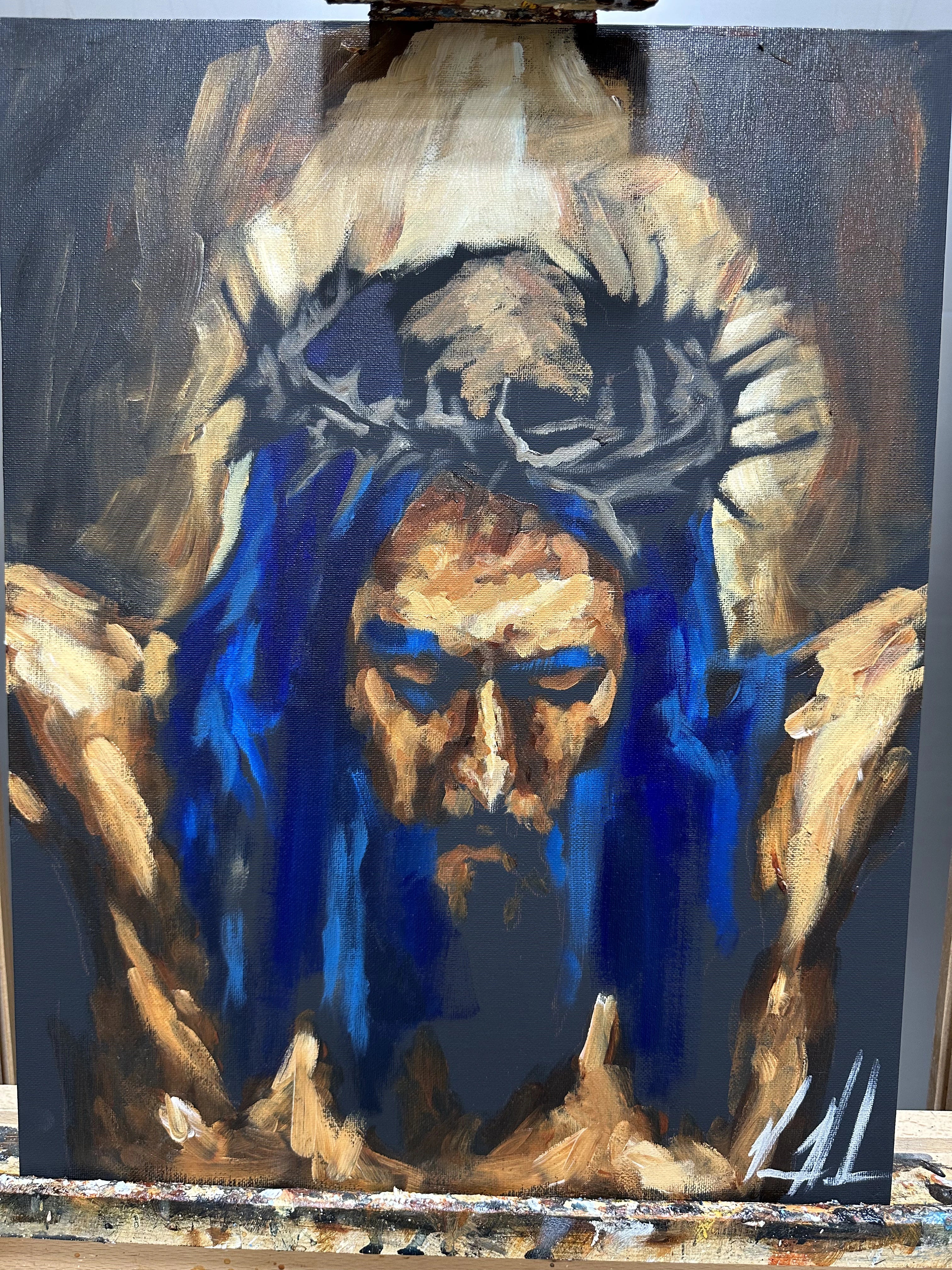 Yahweh is Salvation - 14”x18” Original Acrylic Painting