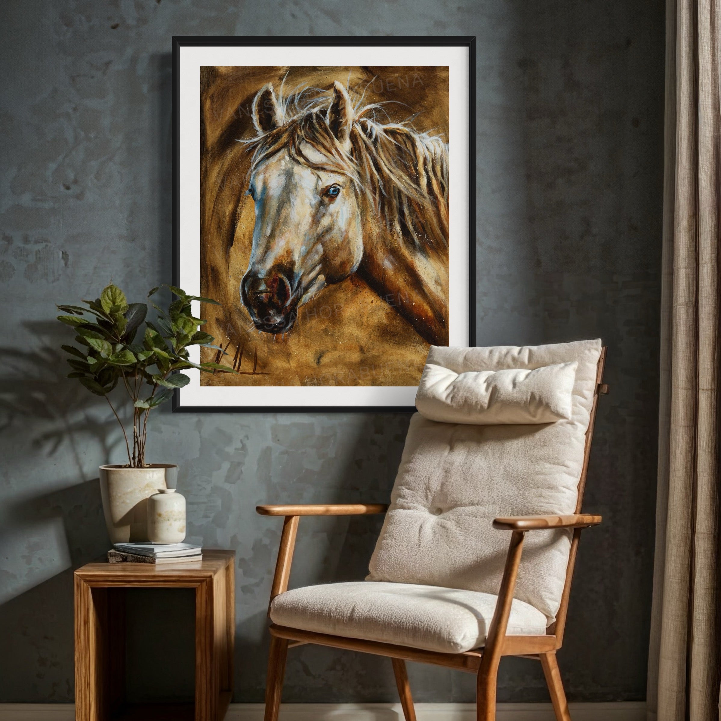 A Pure Heart Horse Art Print Vanessa Horabuena