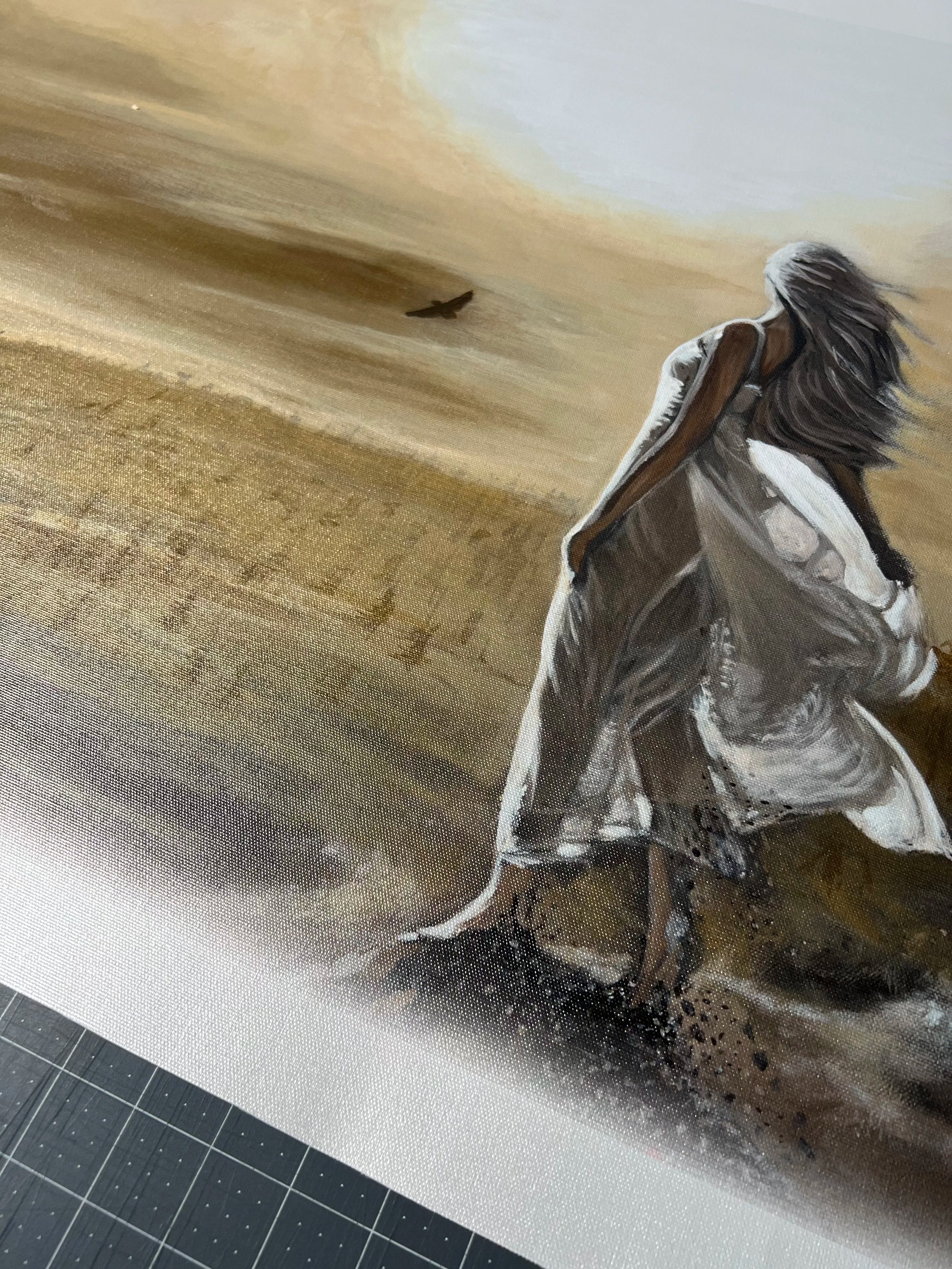 CM# 43 - Beauty for Ashes - 30"x40" Canvas Print Vanessa Horabuena