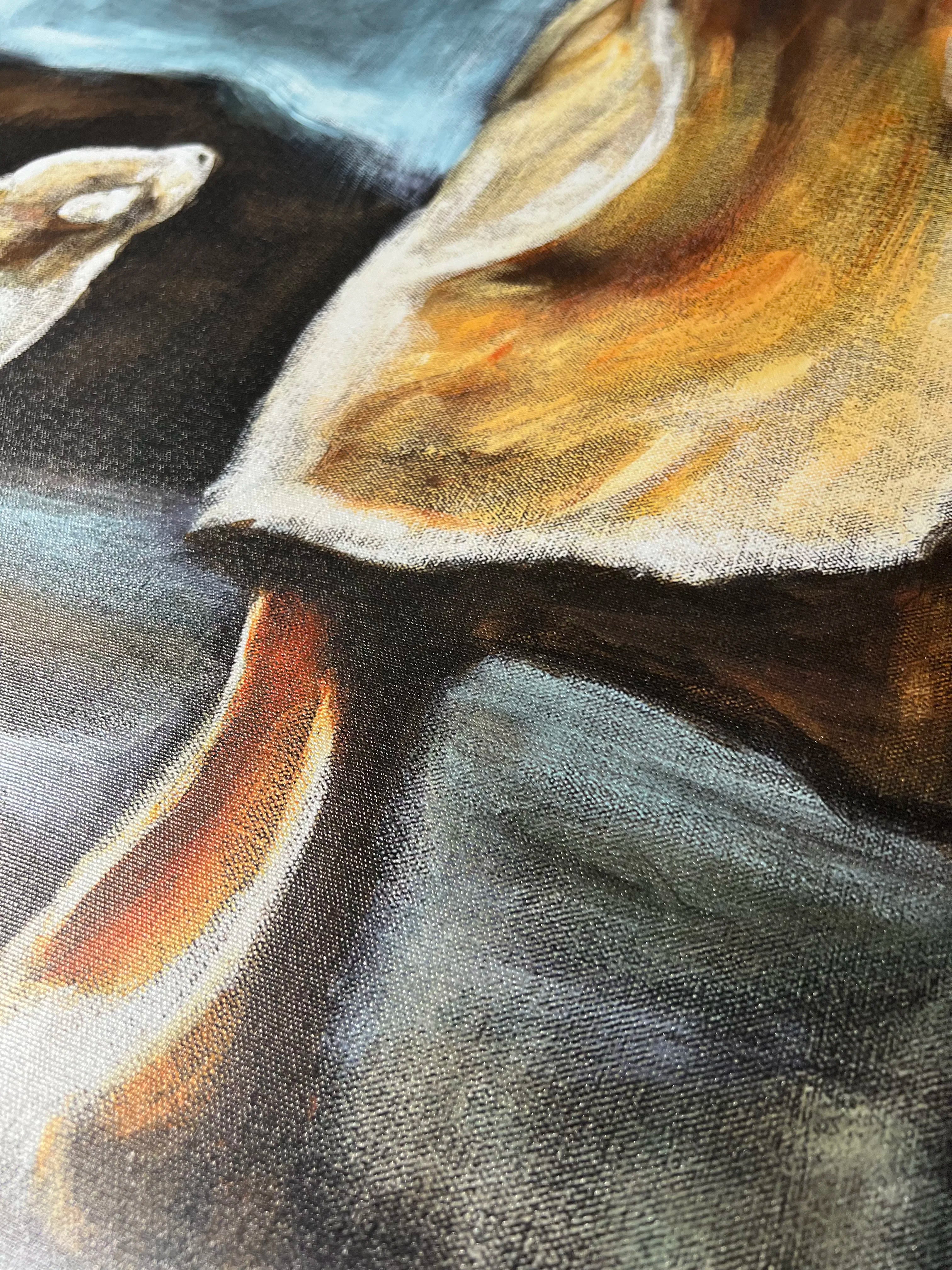 CM# 45 - Footprints of Our King - 30"x40" Canvas Print Vanessa Horabuena