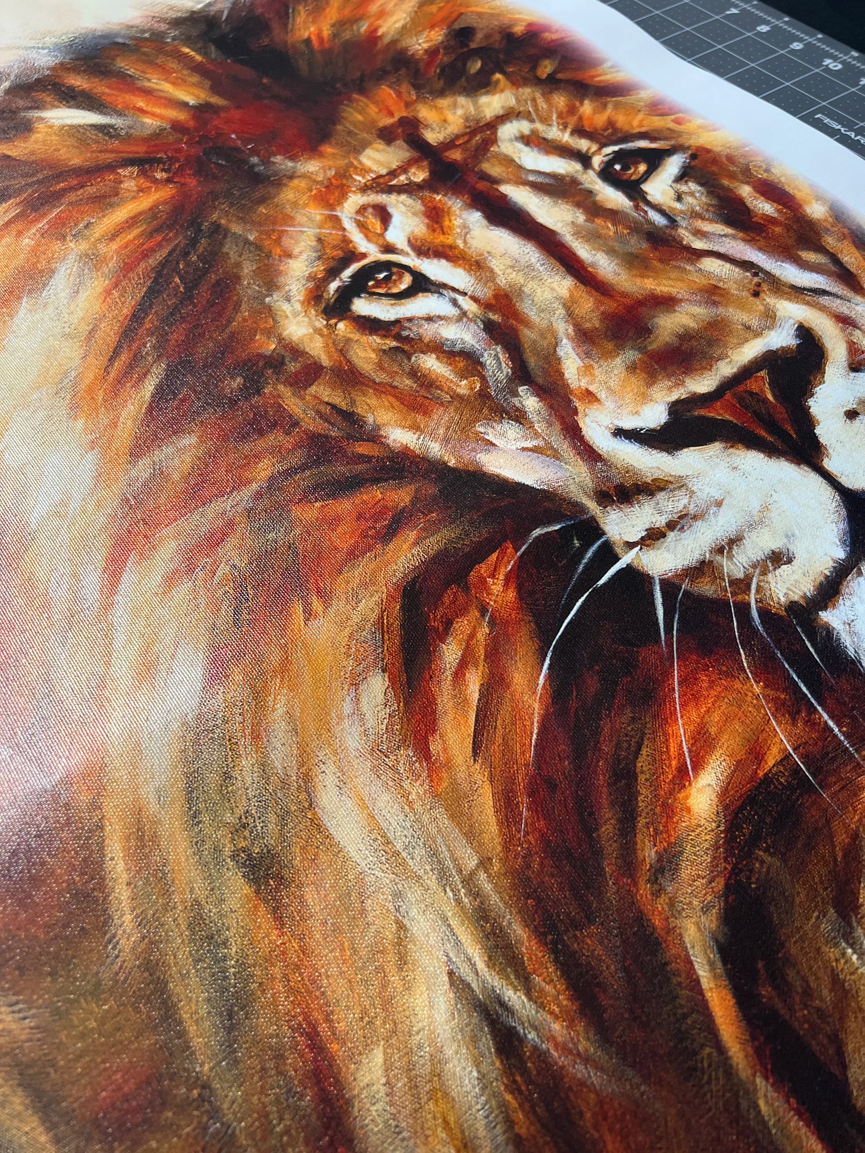 CM# 46 - King of Heaven - Glorious Reign - 24"x30" Canvas Print Vanessa Horabuena