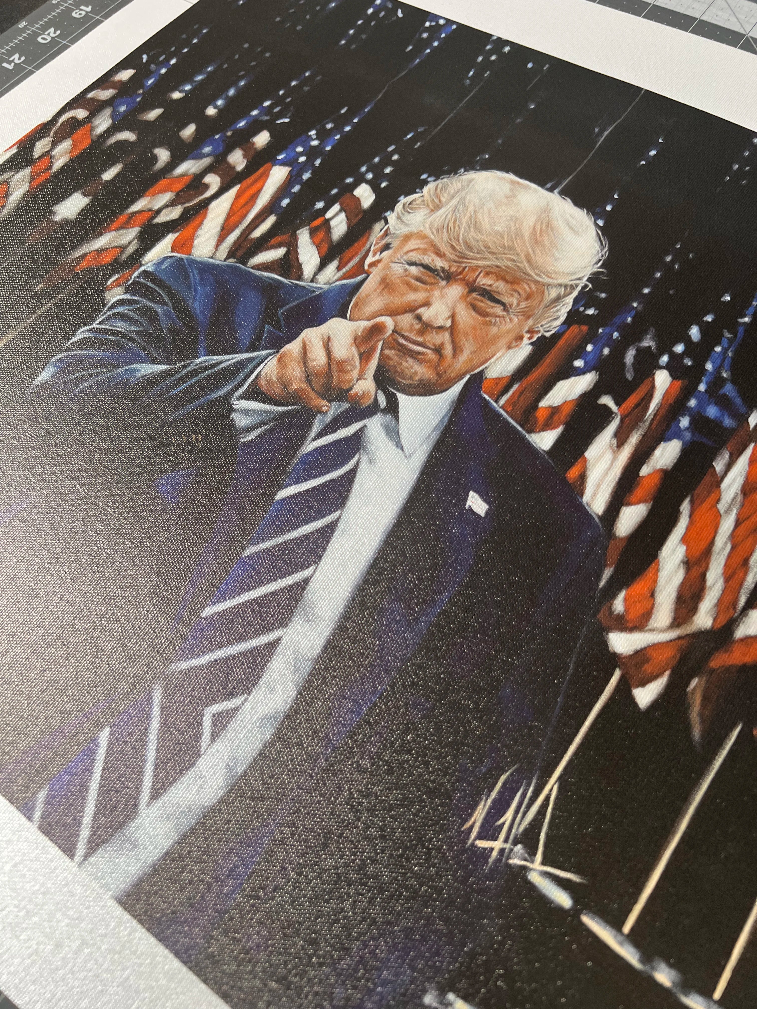 CM# 57 - The Call to Greatness - 11"x14" Canvas Print Vanessa Horabuena