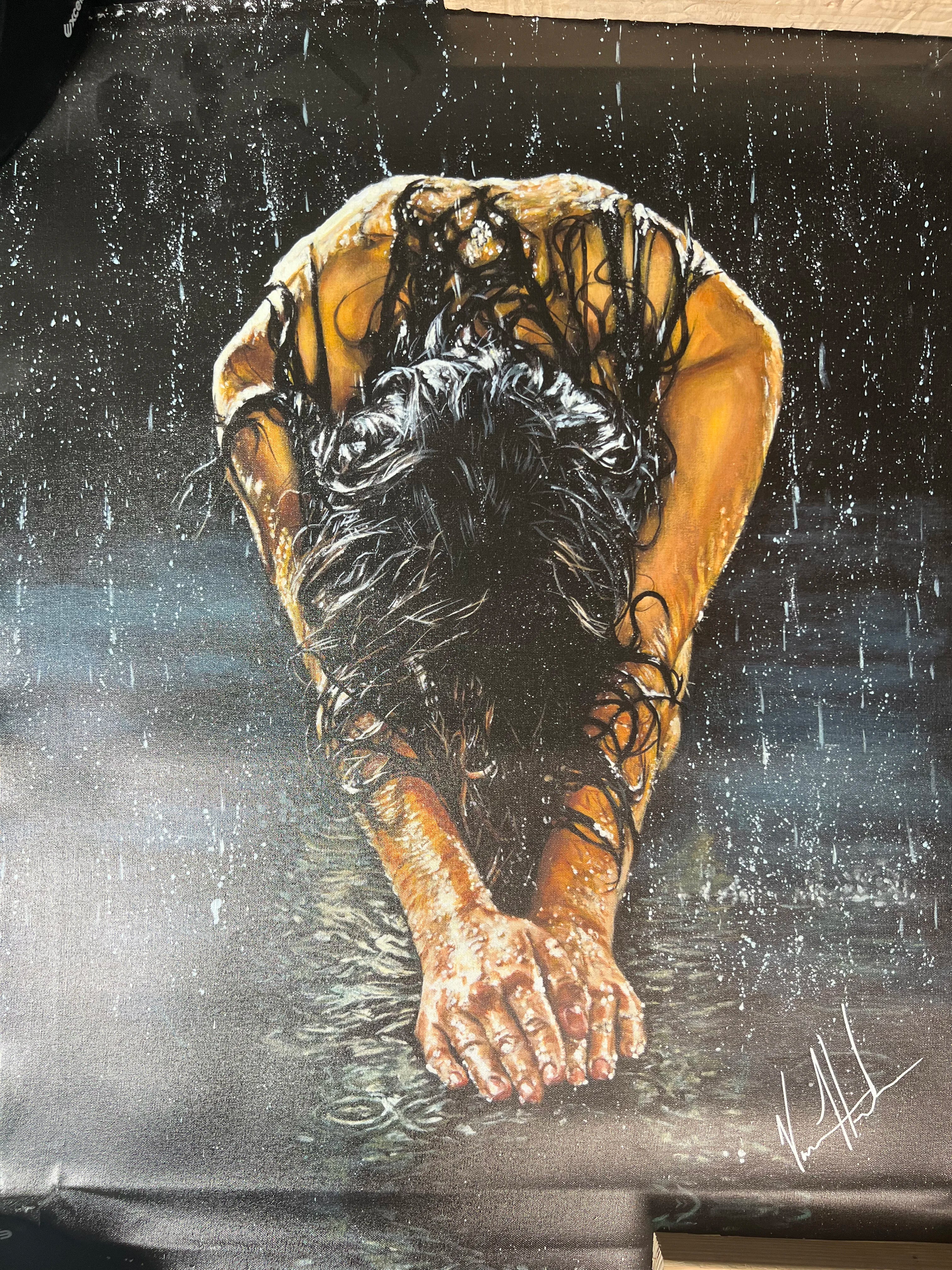 CM# 63 - The Art of Surrender - 24"x30" Canvas Print Vanessa Horabuena