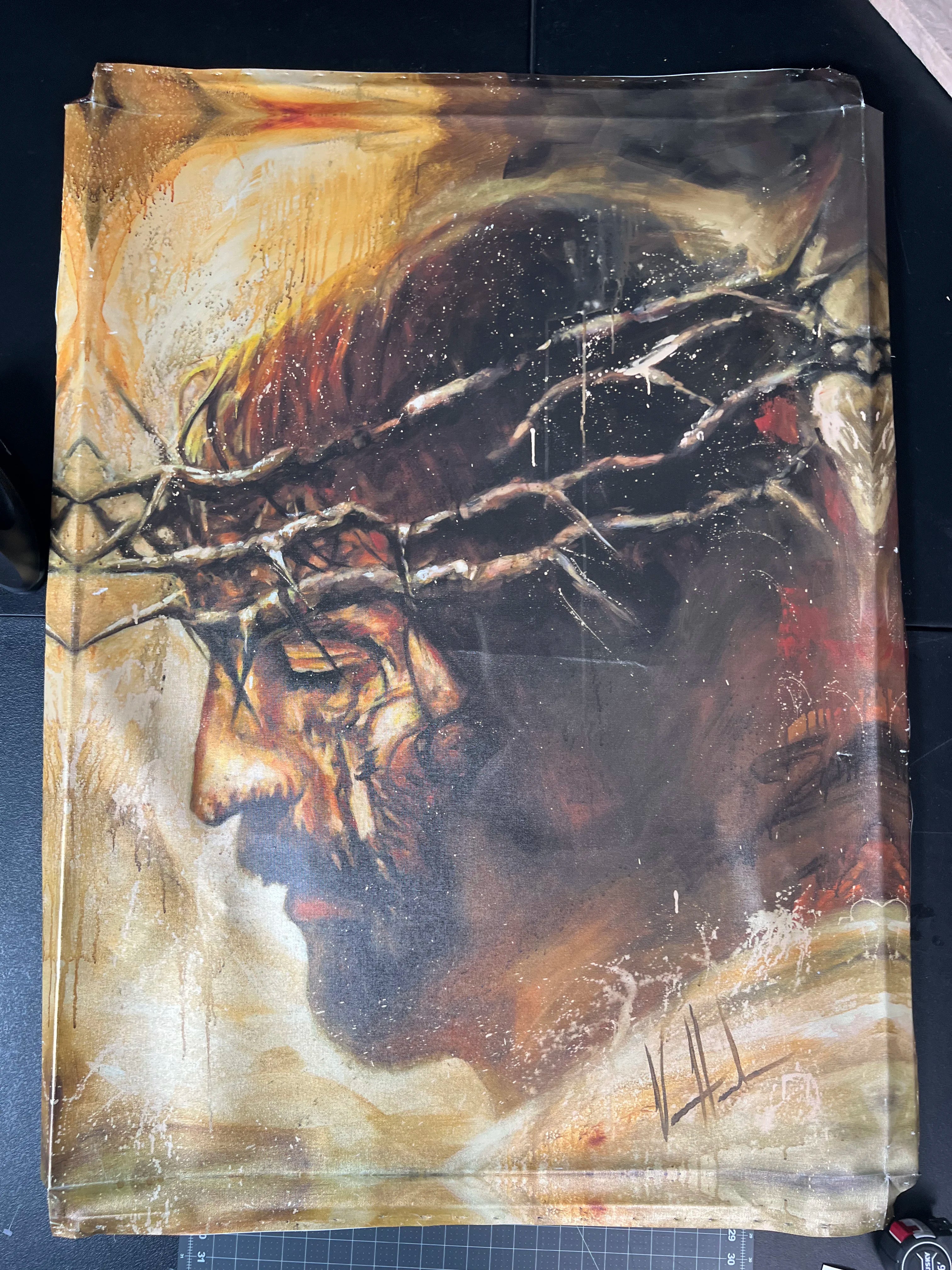 CM# 70 - King of Glory - 36"x48" Canvas Print Vanessa Horabuena