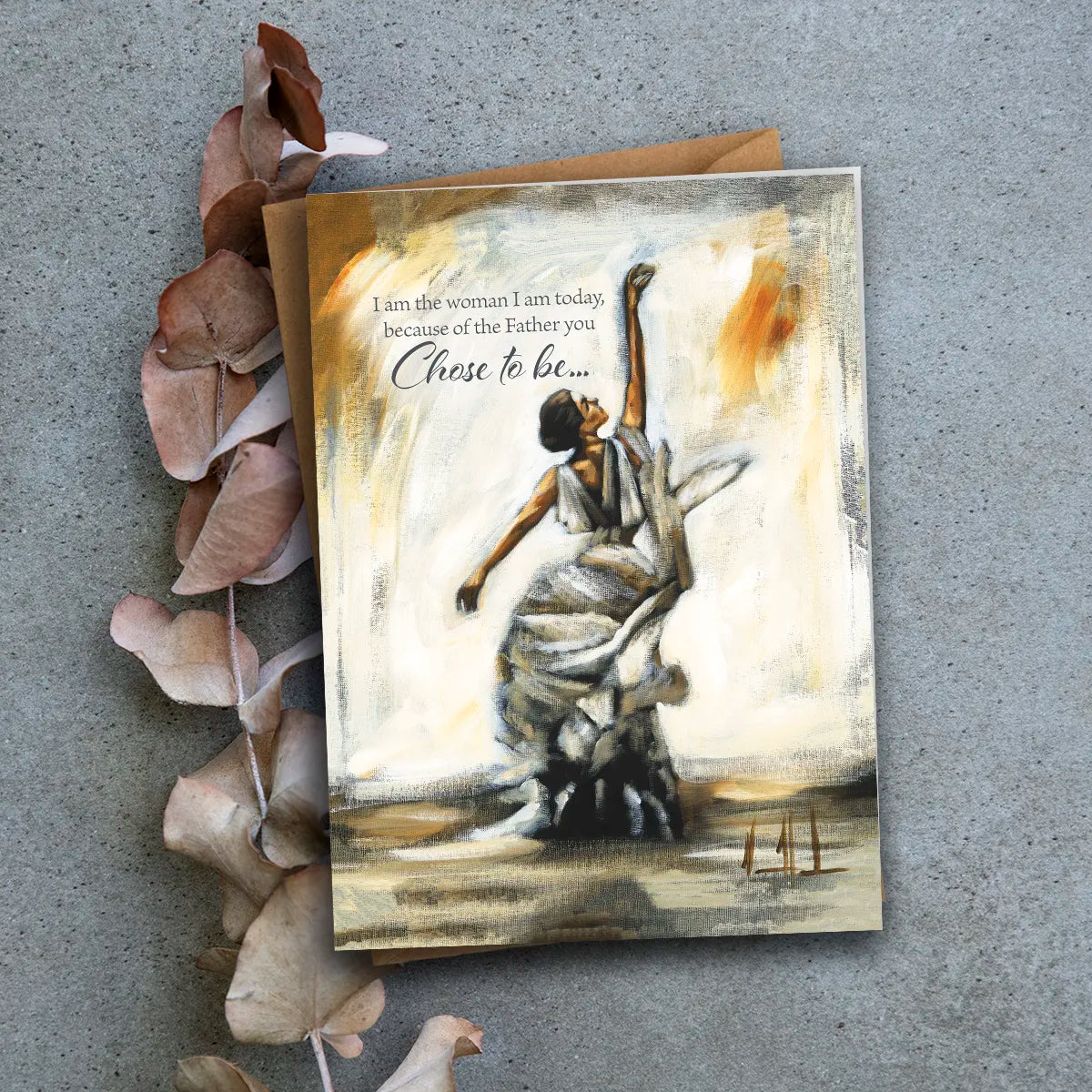 'I'll Praise You In the Morning's Light' Father's Day Greeting Card Vanessa Horabuena