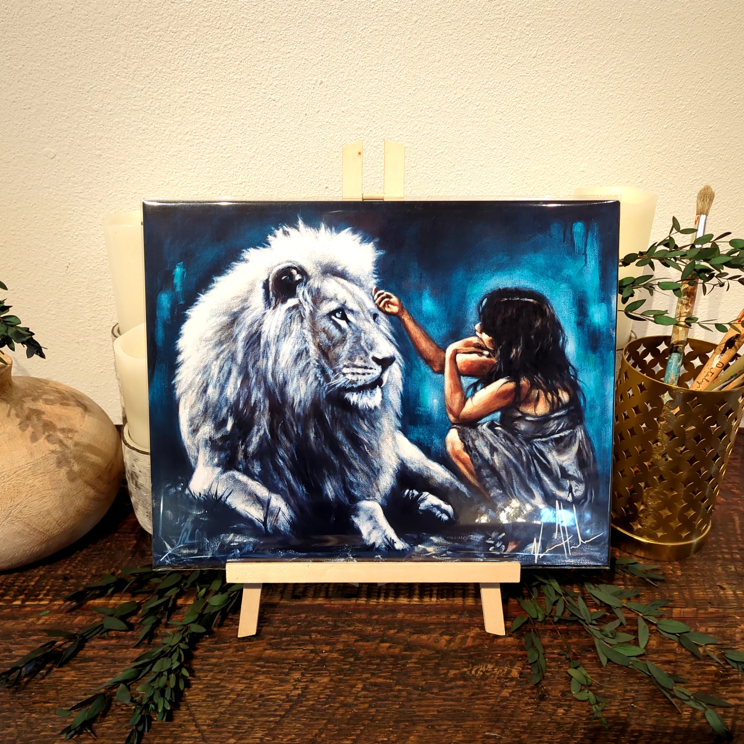 Misprint - Intimacy With God (Blue Background) Vanessa Horabuena