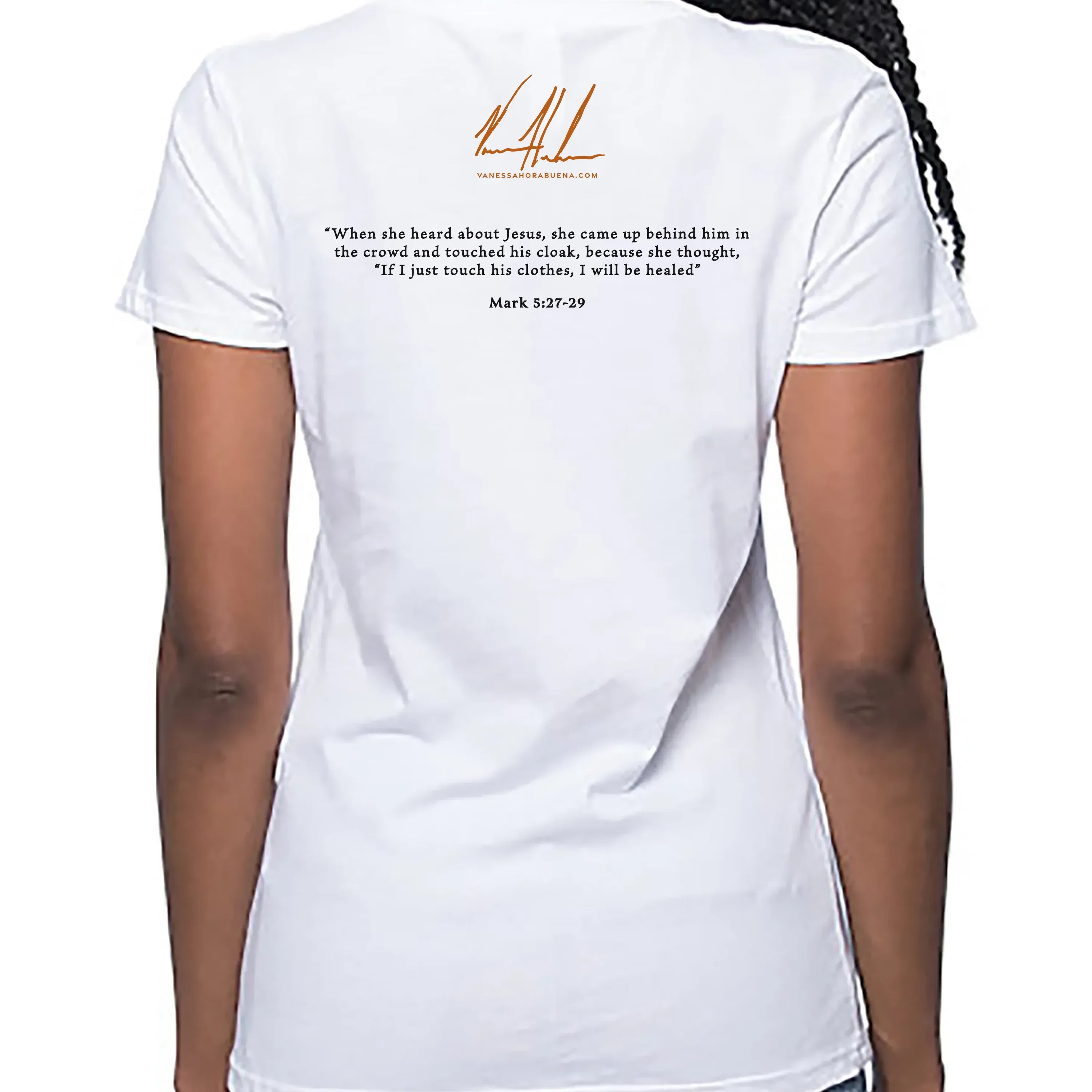 Women's T (Organic Bamboo) - Jesus Healer Organic Bamboo Vanessa Horabuena