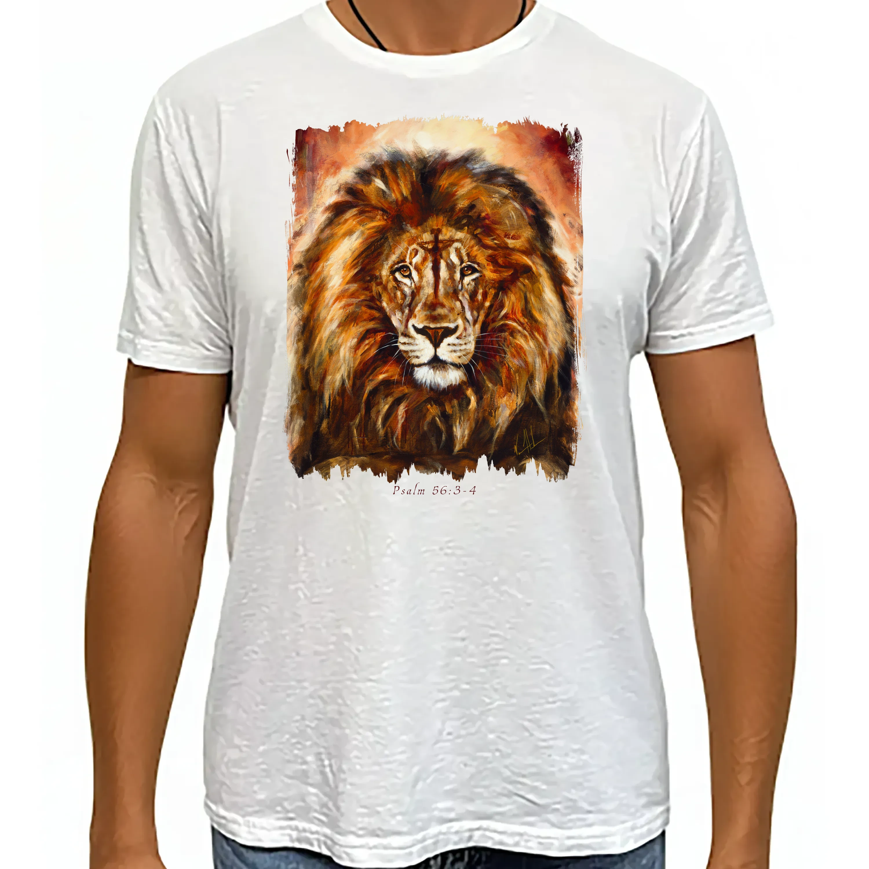 King of Heaven - Glorious Reign - Unisex T (Organic Bamboo) Organic Bamboo Vanessa Horabuena Short Sleeve Frost (White) XS