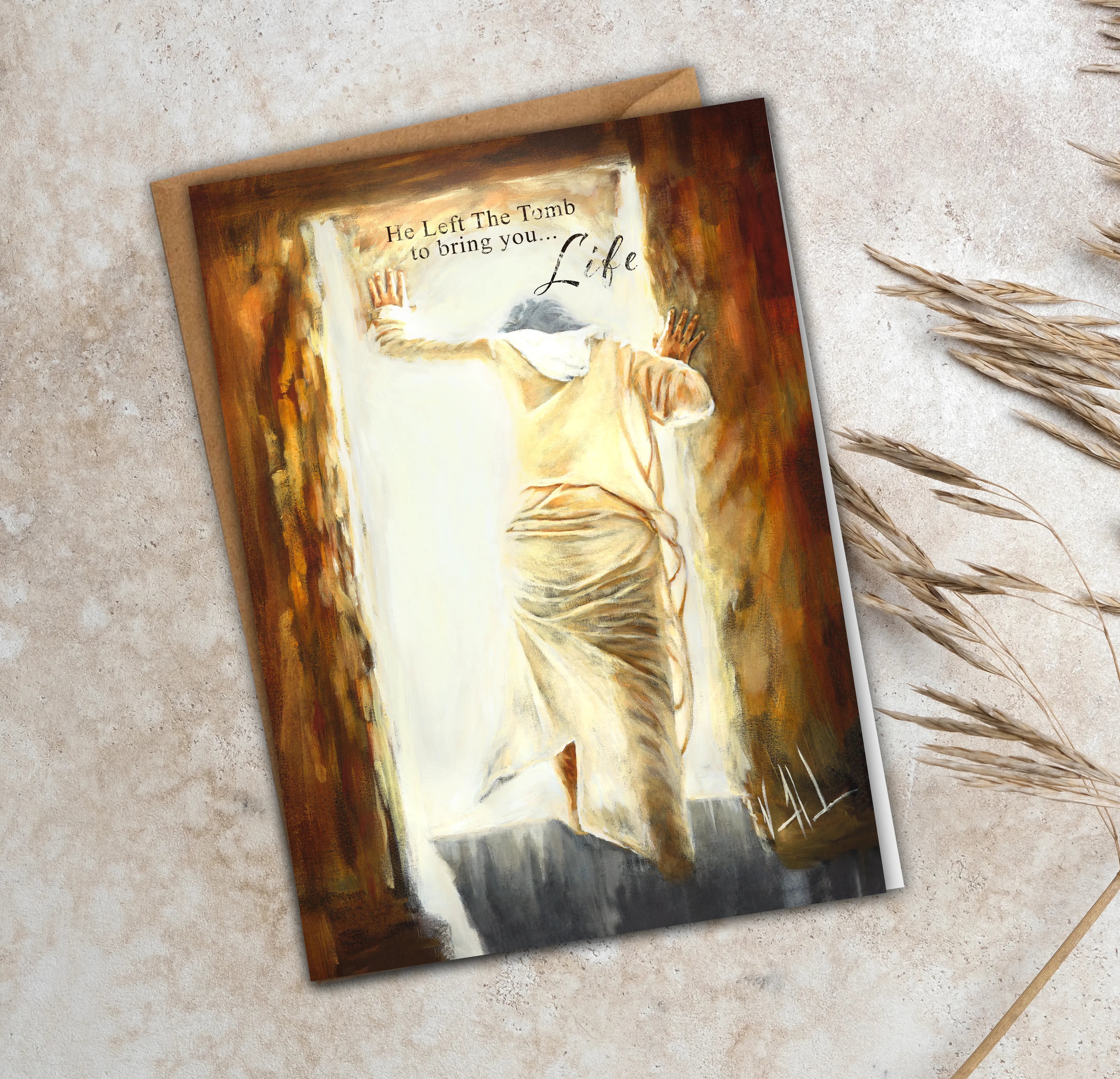 'Life Eternal' Easter Greeting Card Vanessa Horabuena