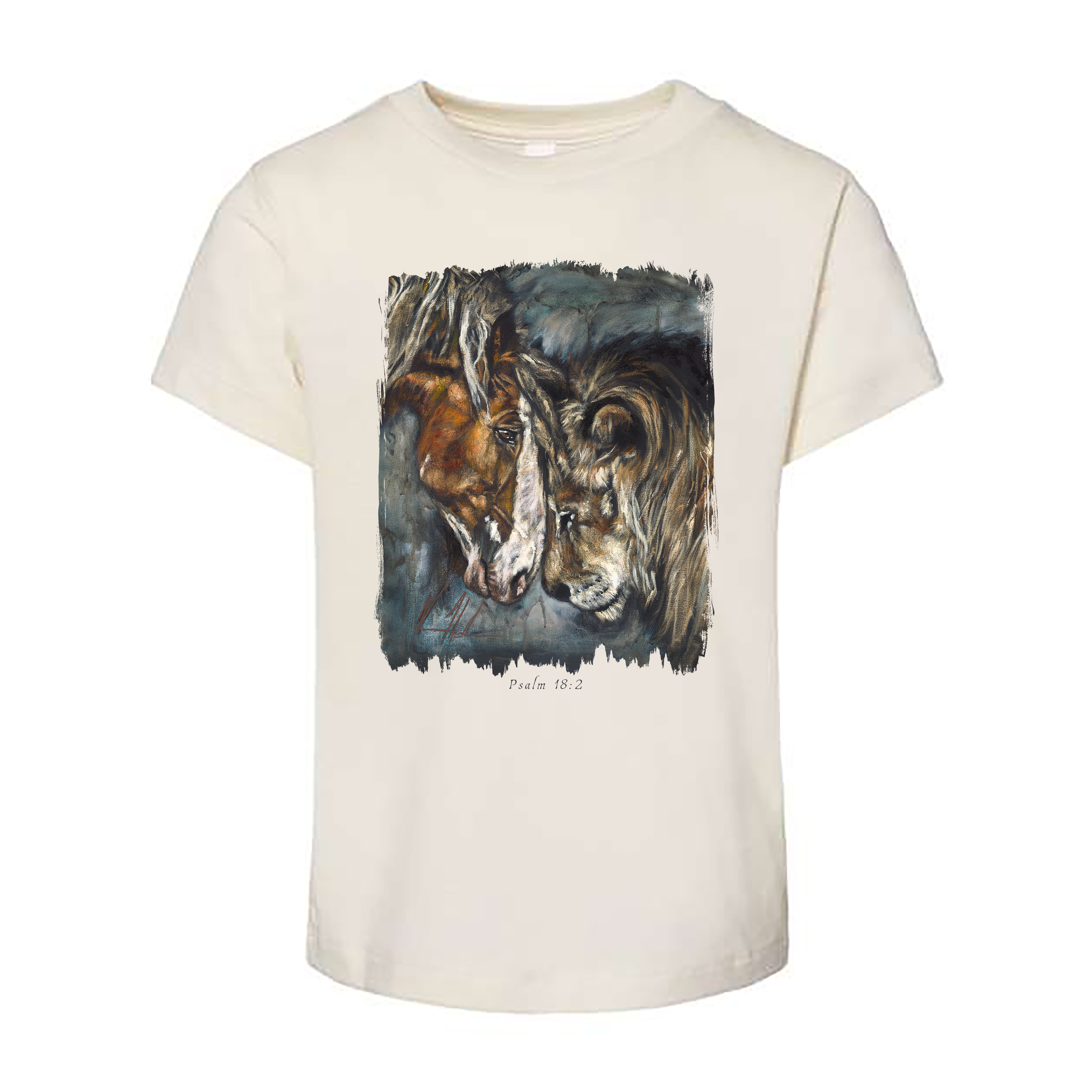 Courage & Strength - Kids T (Organic Cotton) Organic Cotton Vanessa Horabuena Toddler Natural 2T