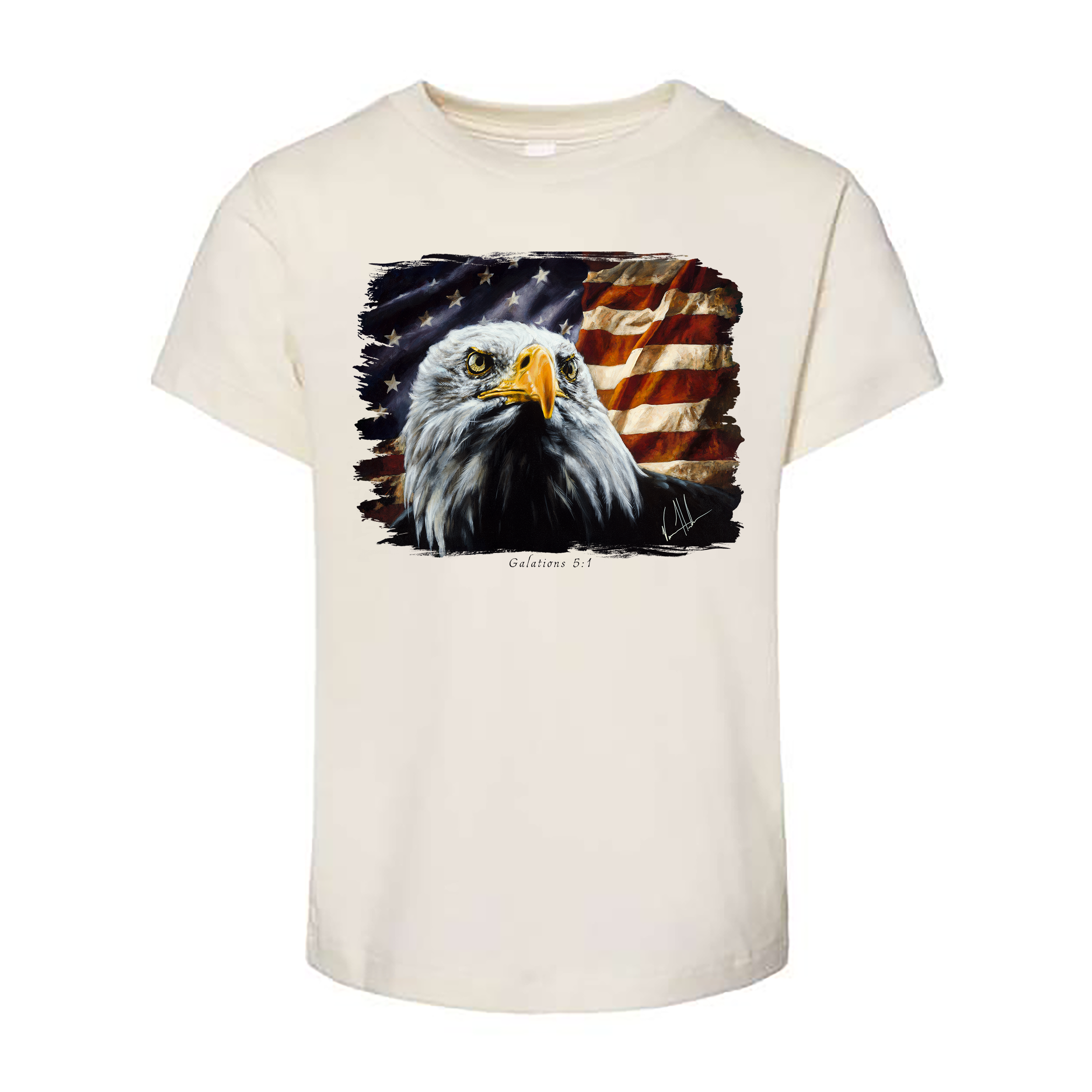 Kids T (Organic Cotton) - The Fight for Freedom Organic Cotton Vanessa Horabuena Toddler Natural 2T