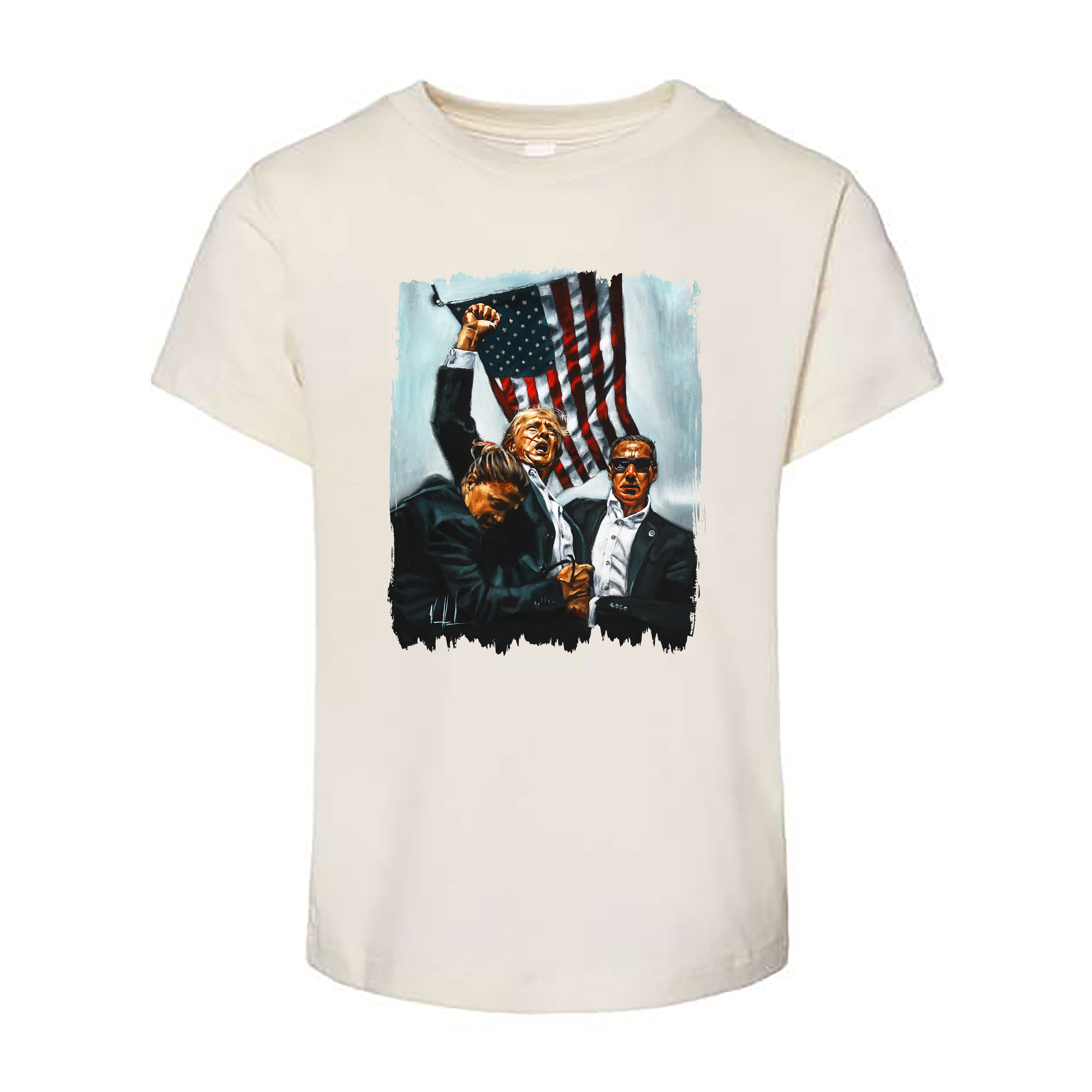 Kids T (Organic Cotton) - Never Surrender Organic Cotton Vanessa Horabuena Toddler Natural 2T