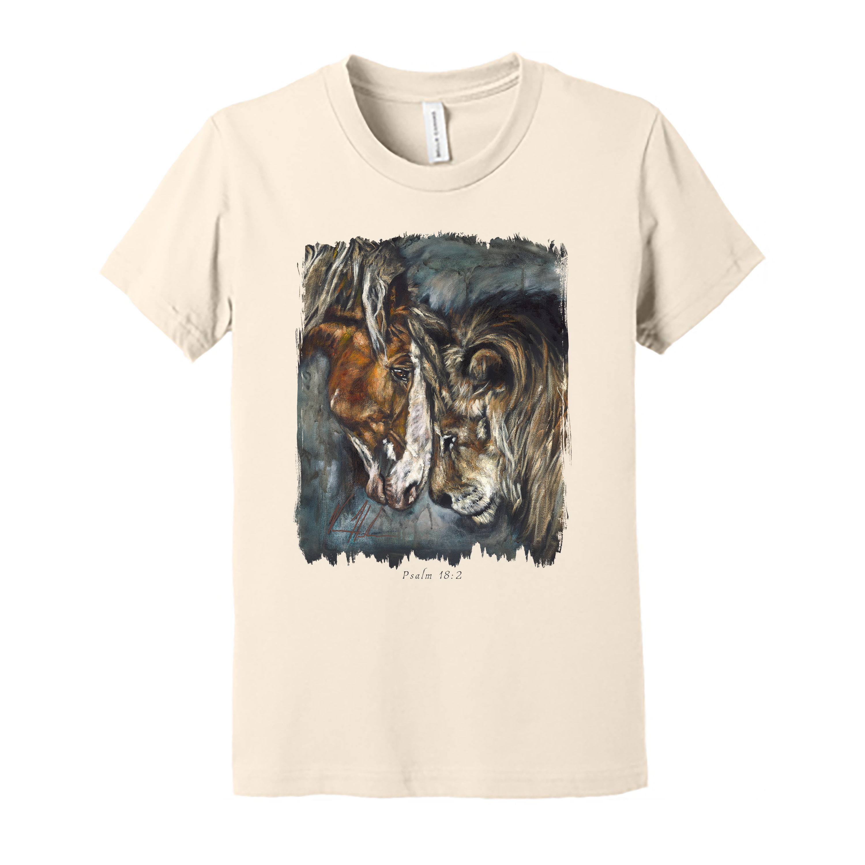 Courage & Strength - Kids T (Organic Cotton) Organic Cotton Vanessa Horabuena Youth Natural Small