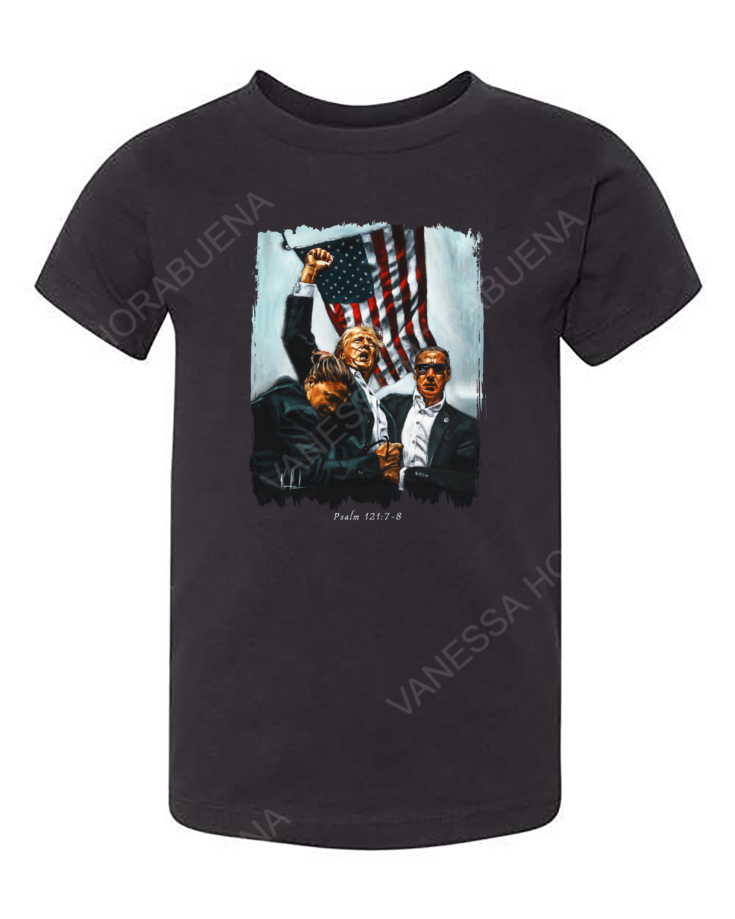 Never Surrender - Kids T (Organic Cotton) Vanessa Horabuena Kids Black 2T