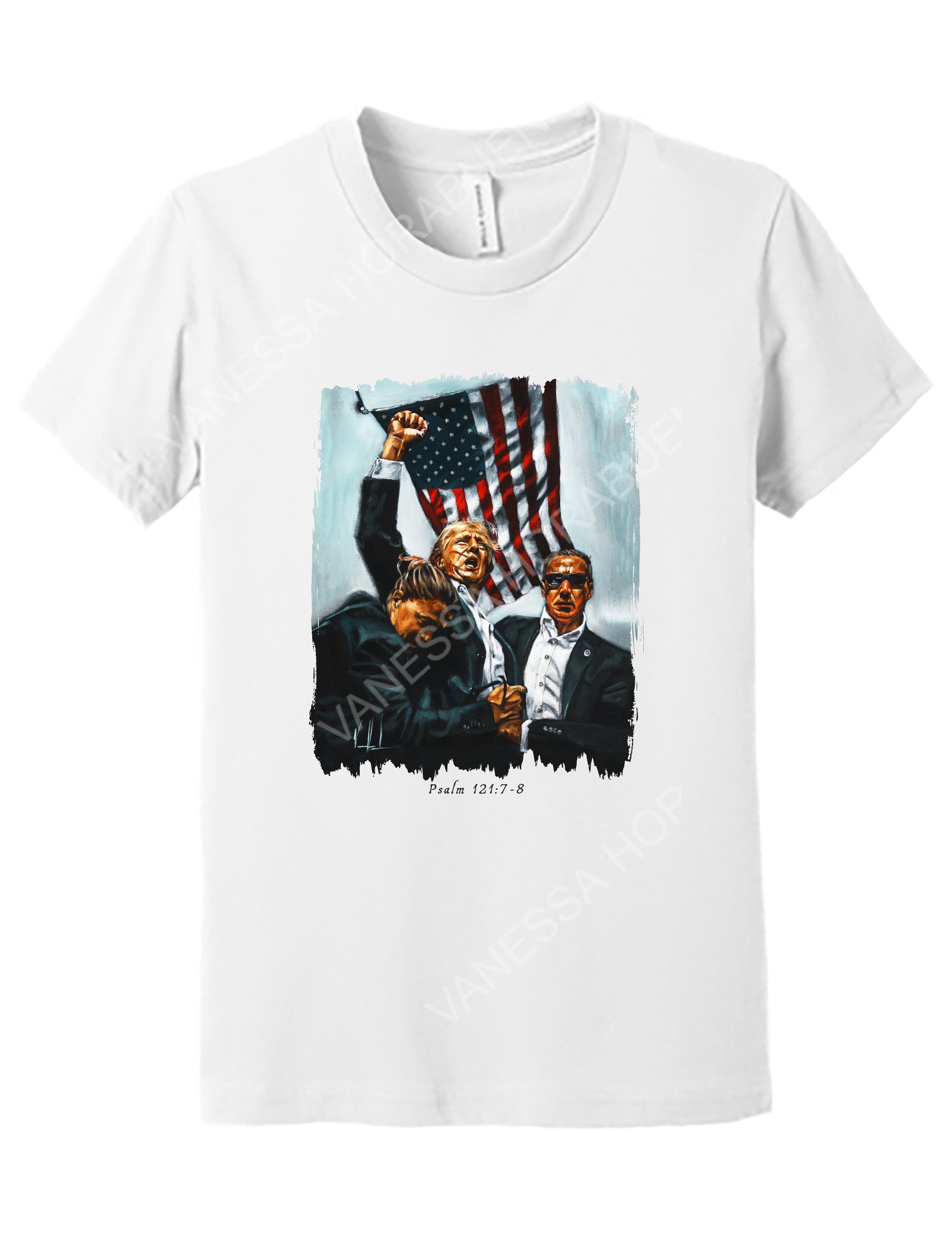 Never Surrender - Kids T (Organic Cotton) Vanessa Horabuena Kids White Small