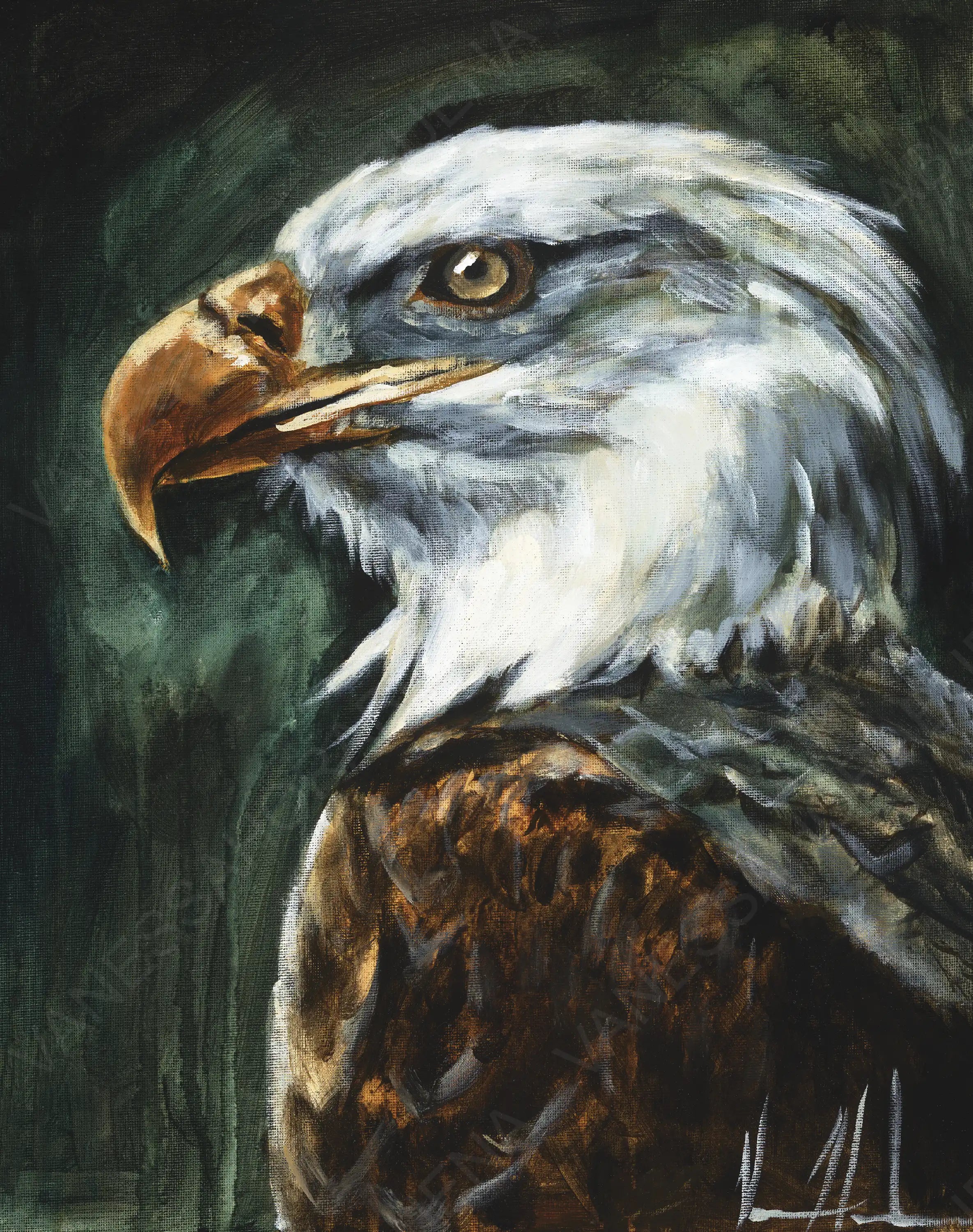 Resolve of Strength Patriotic Art Print Vanessa Horabuena