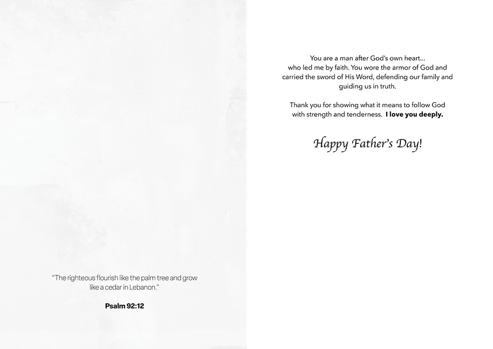 'Return of a King' Father's Day Greeting Card Vanessa Horabuena