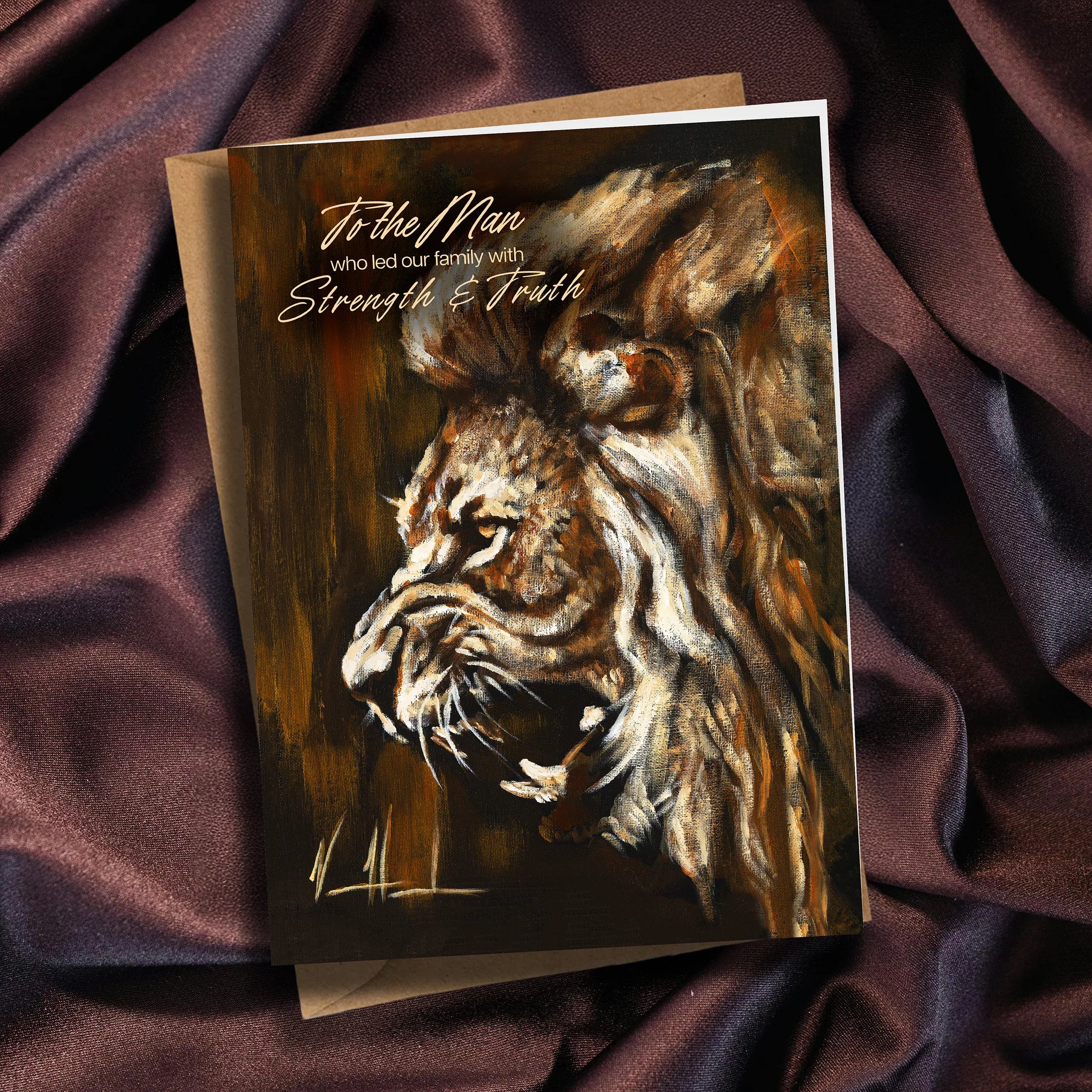 'Return of a King' Father's Day Greeting Card Vanessa Horabuena