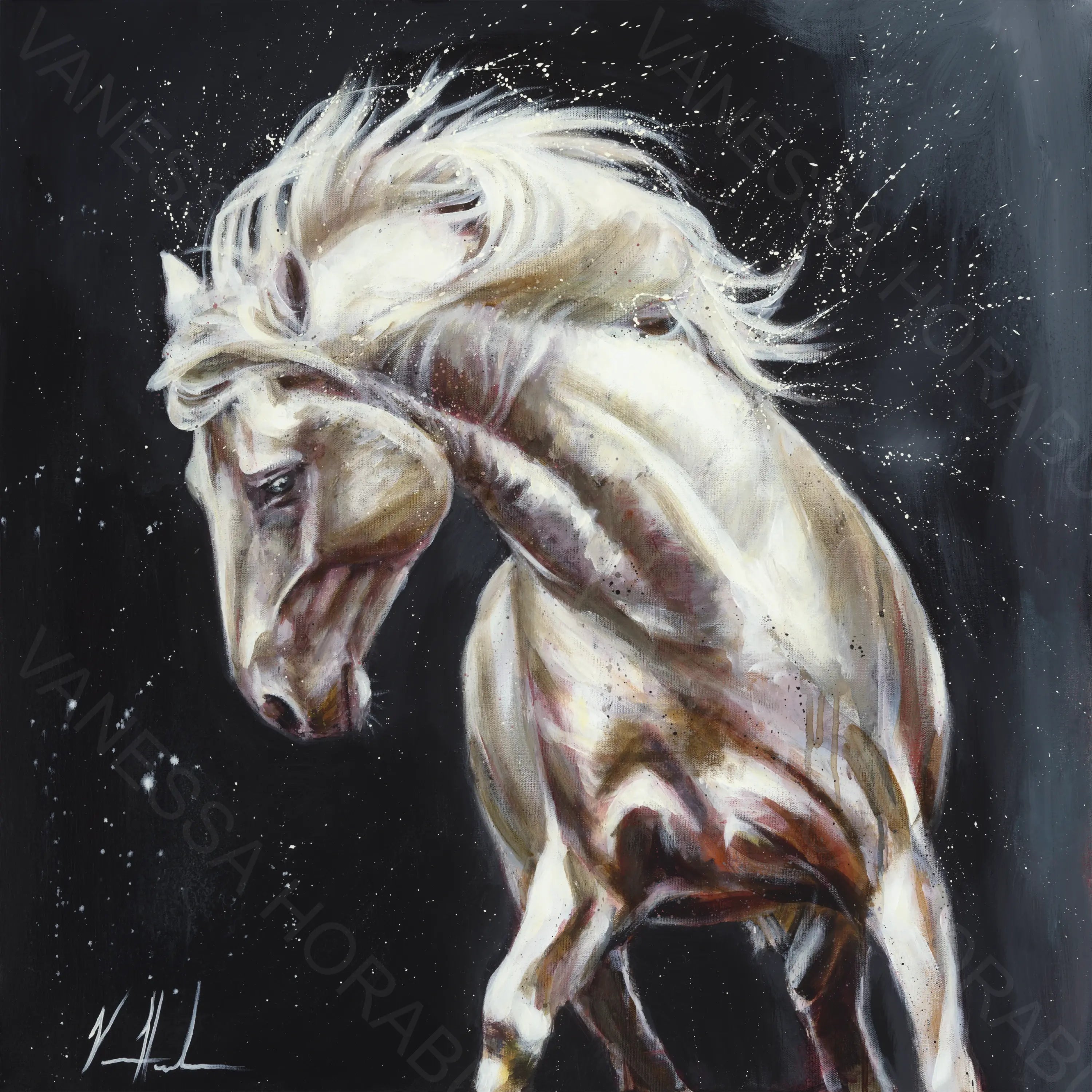 Rhythms of Grace Horse Art Print Vanessa Horabuena