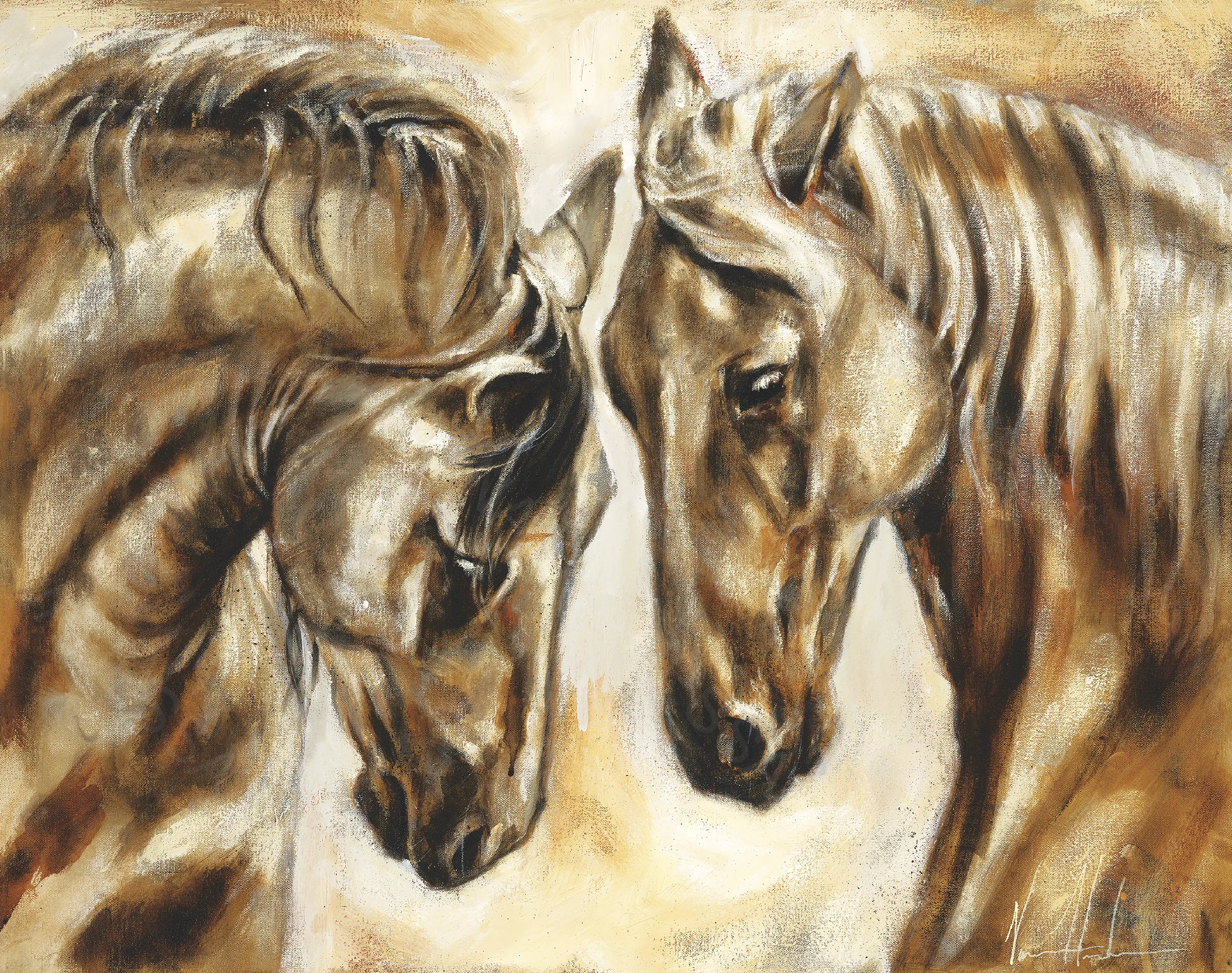 Soul Connection Horse Art Print Vanessa Horabuena