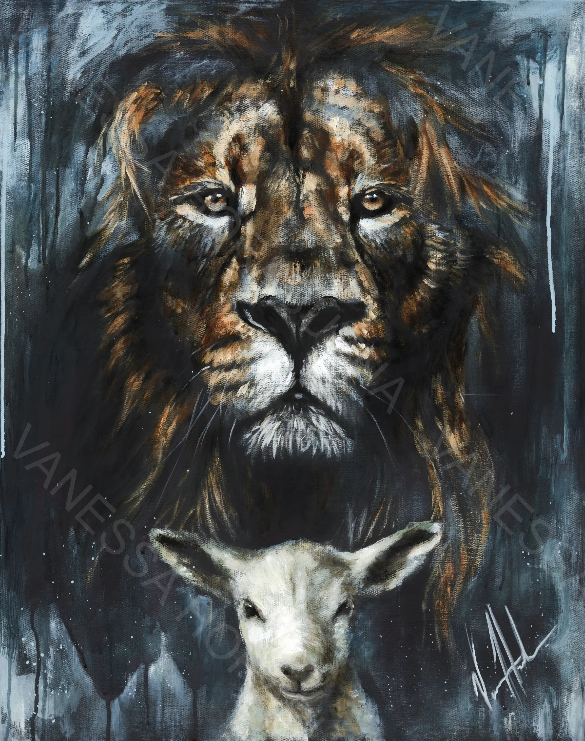 DESIGN DISCONTINUED - The Lion and Lamb Passover