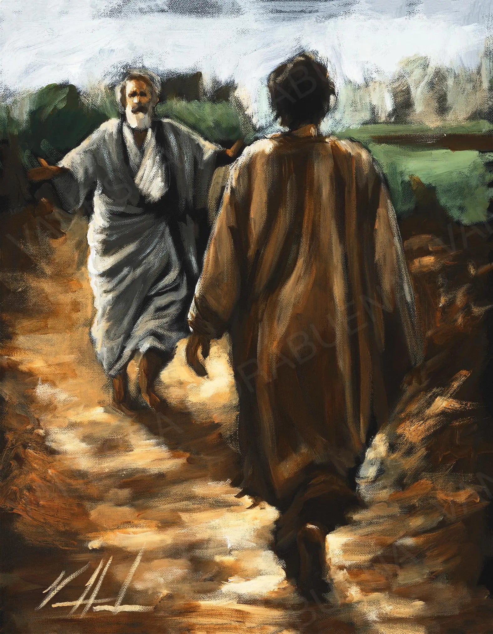 The Prodigal Son Jesus Art Print Vanessa Horabuena