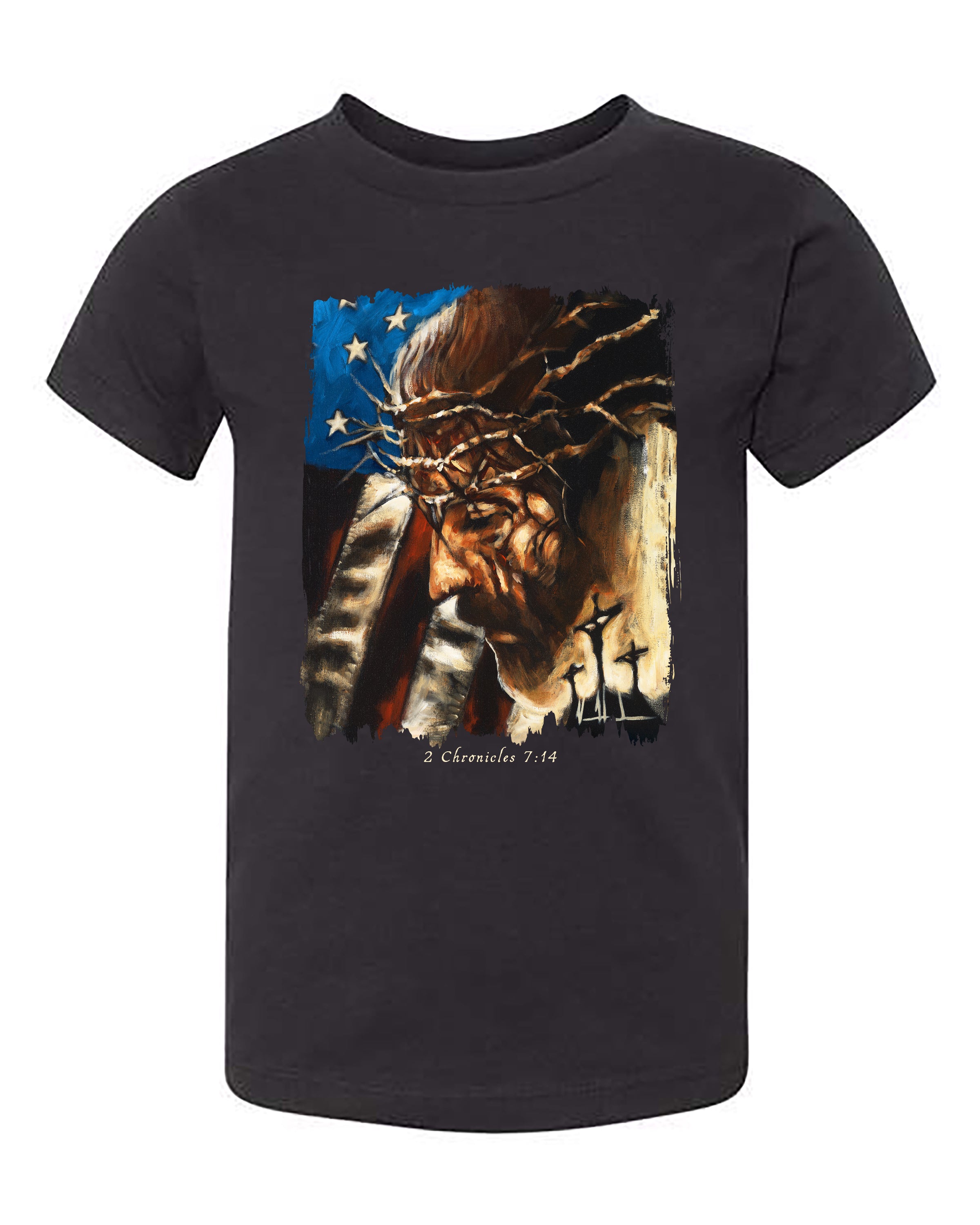 One Nation Under God - Kids T (Organic Cotton) Vanessa Horabuena Kids Black 2T