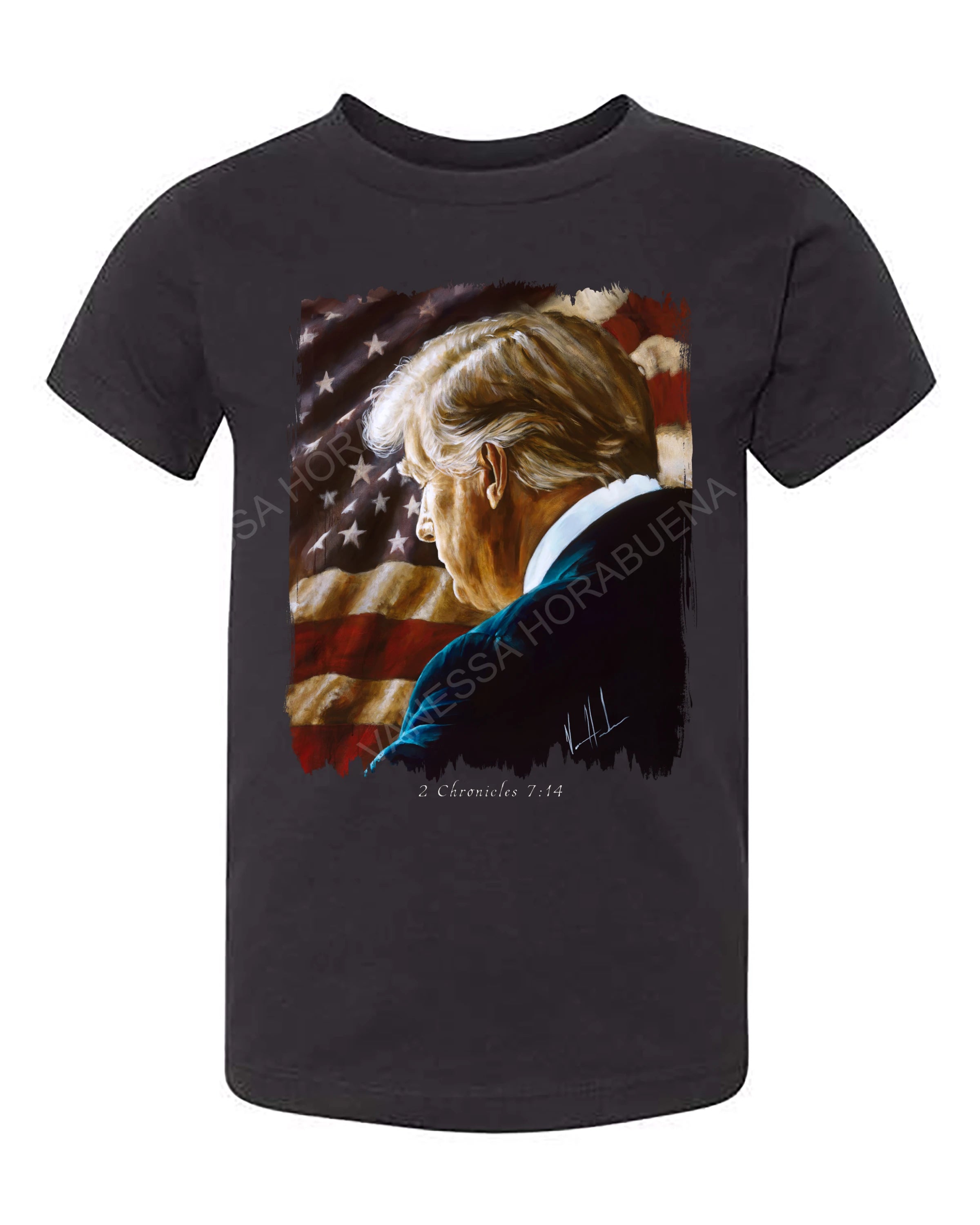 Prayers for Our Nation - Kids T (Organic Cotton) Vanessa Horabuena Kids Black 2T