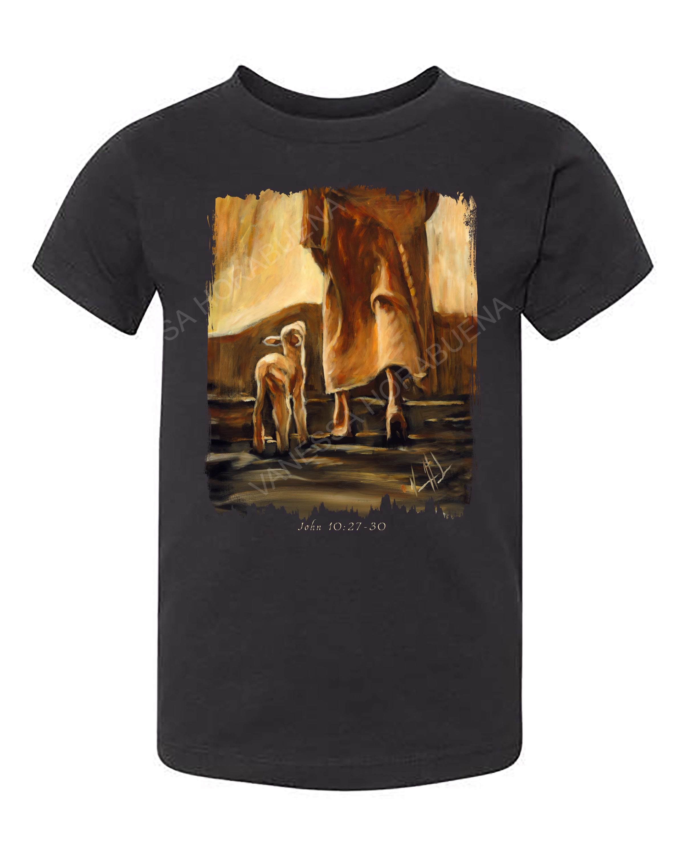 My Sheep Listen to My Voice - Fall Edition - Kids T (Organic Cotton) Vanessa Horabuena Kids Black 2T
