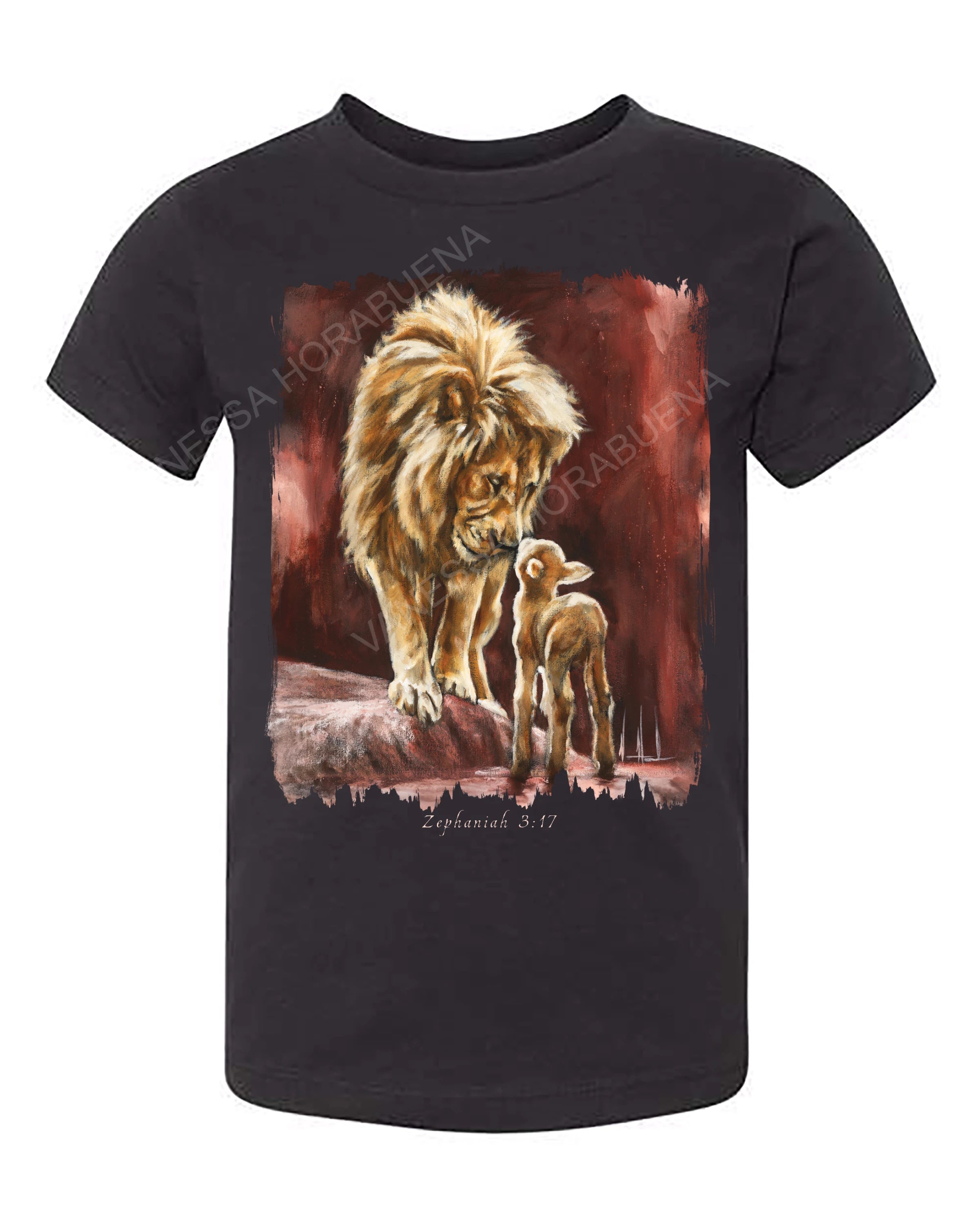 The Heart of God - Kids T (Organic Cotton) Vanessa Horabuena Kids Black 2T