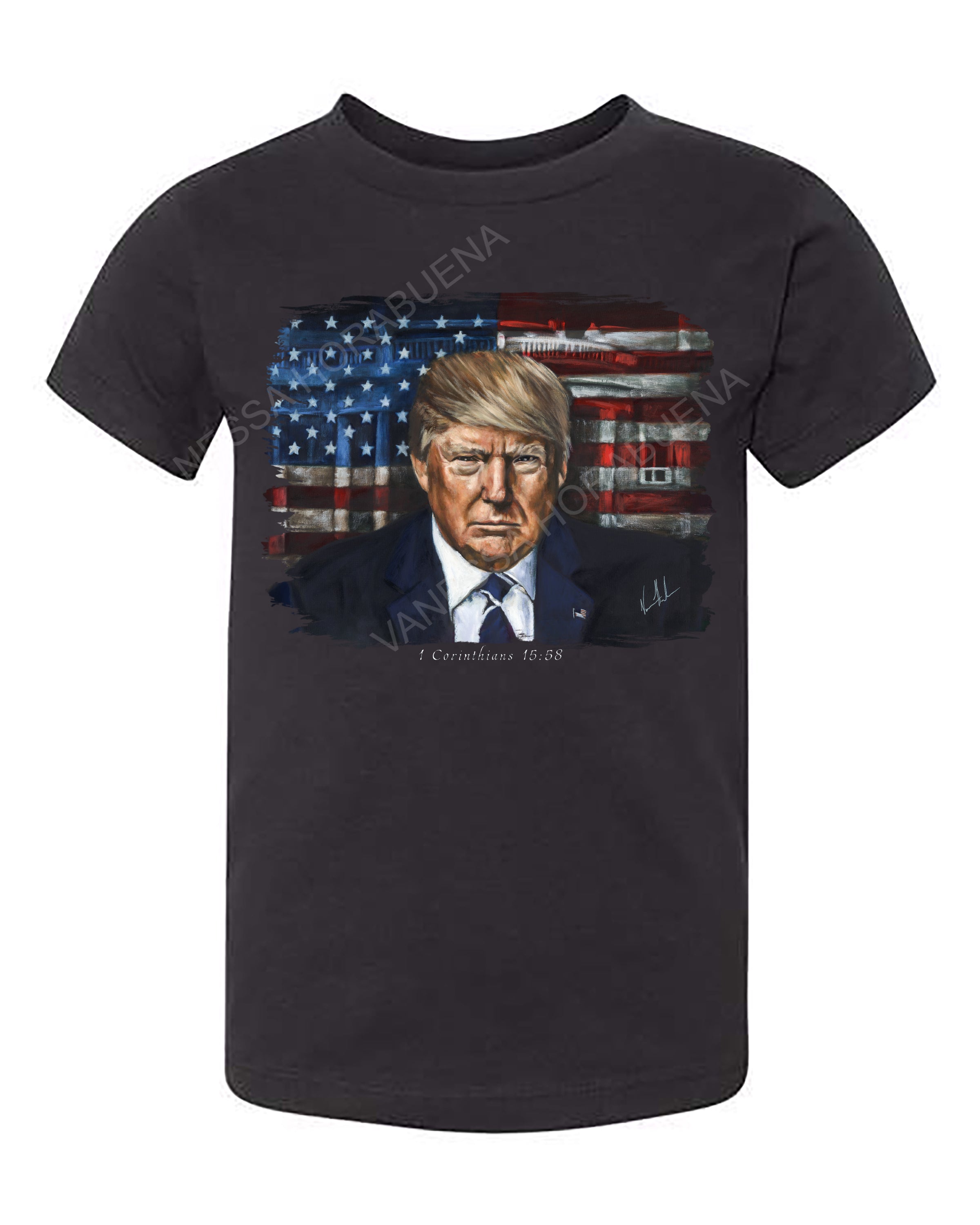 Commander in Chief - Kids T (Organic Cotton) Vanessa Horabuena Kids Black 2T