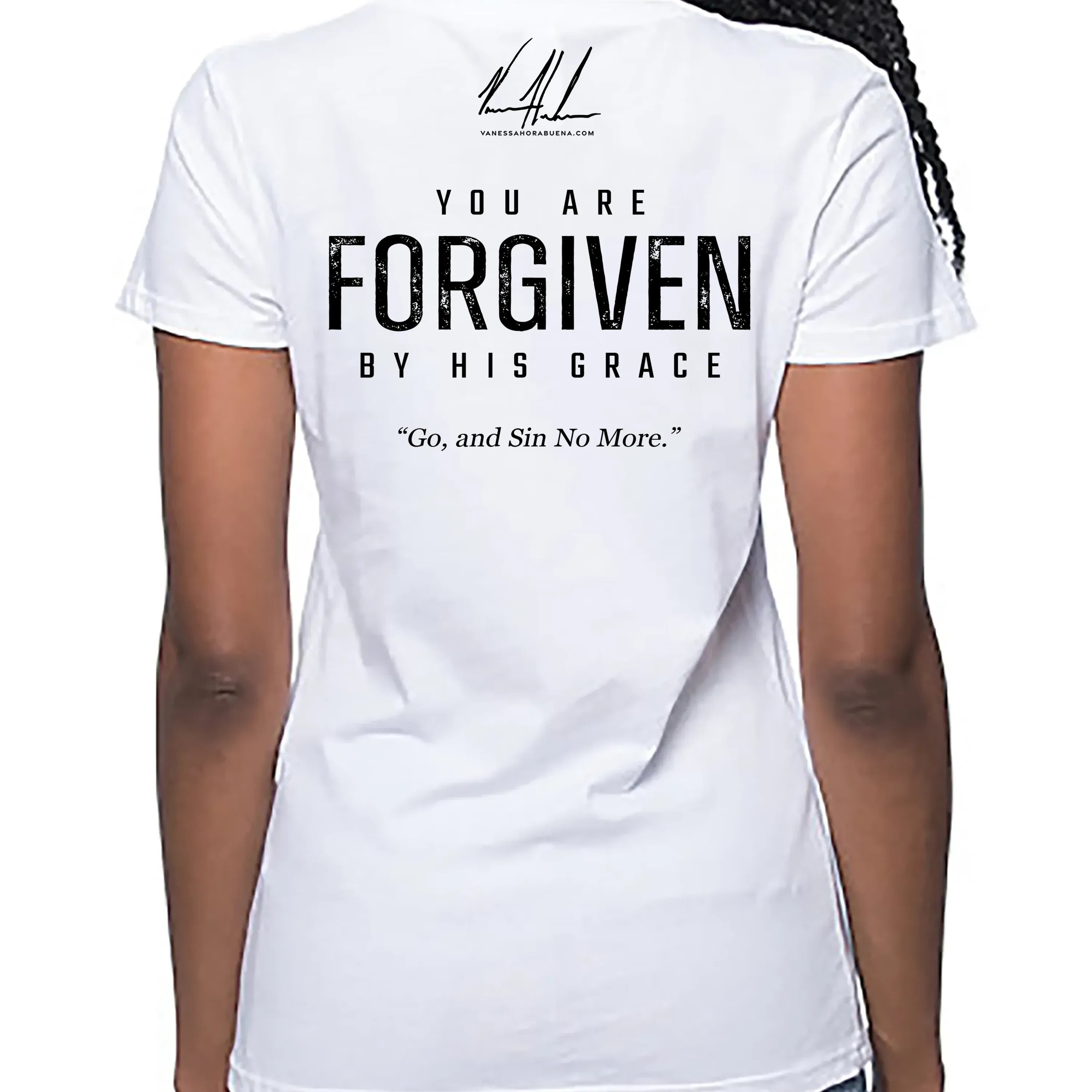 Women's T (Organic Bamboo) - Writing in the Sand Organic Bamboo Vanessa Horabuena