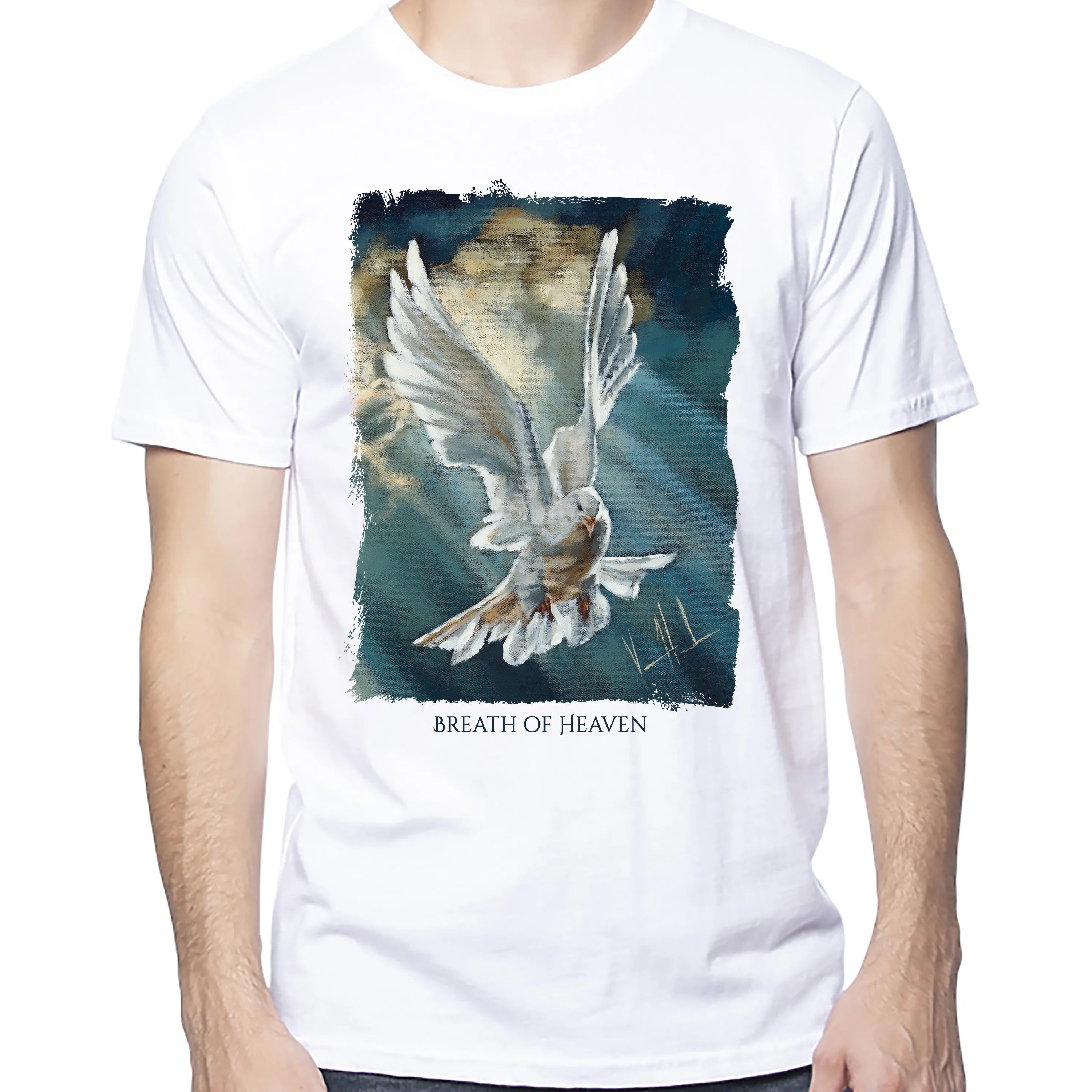 Unisex T (Organic Cotton) - Breath of Heaven Organic Cotton Vanessa Horabuena White XS