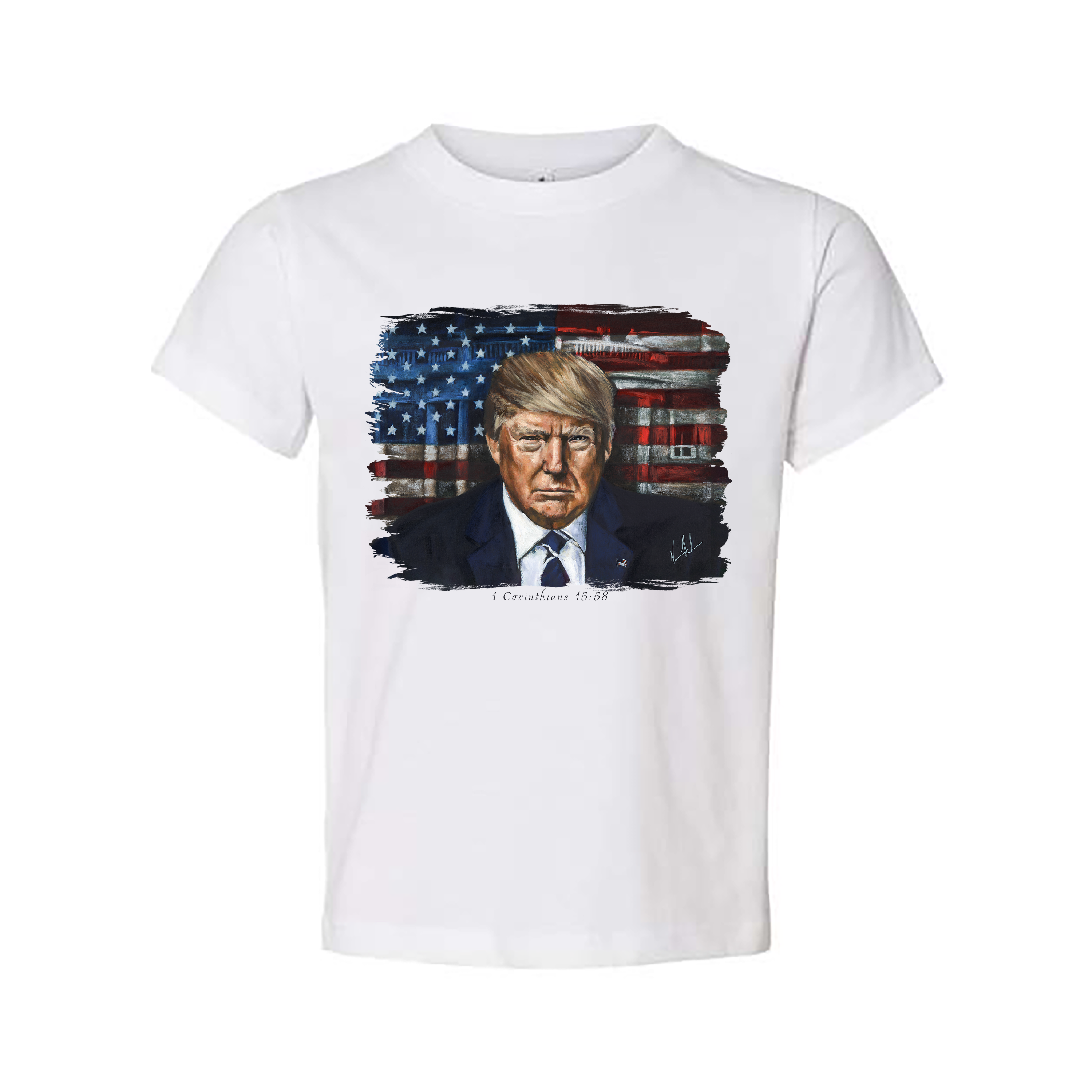 Kids T (Organic Cotton) - Commander in Chief Organic Cotton Vanessa Horabuena Toddler White 2T