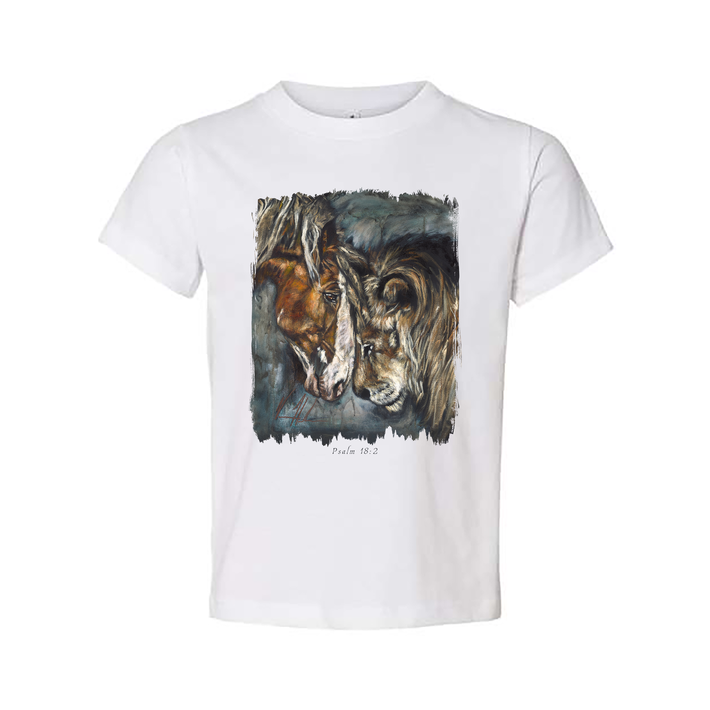 Courage & Strength - Kids T (Organic Cotton) Organic Cotton Vanessa Horabuena Toddler White 2T