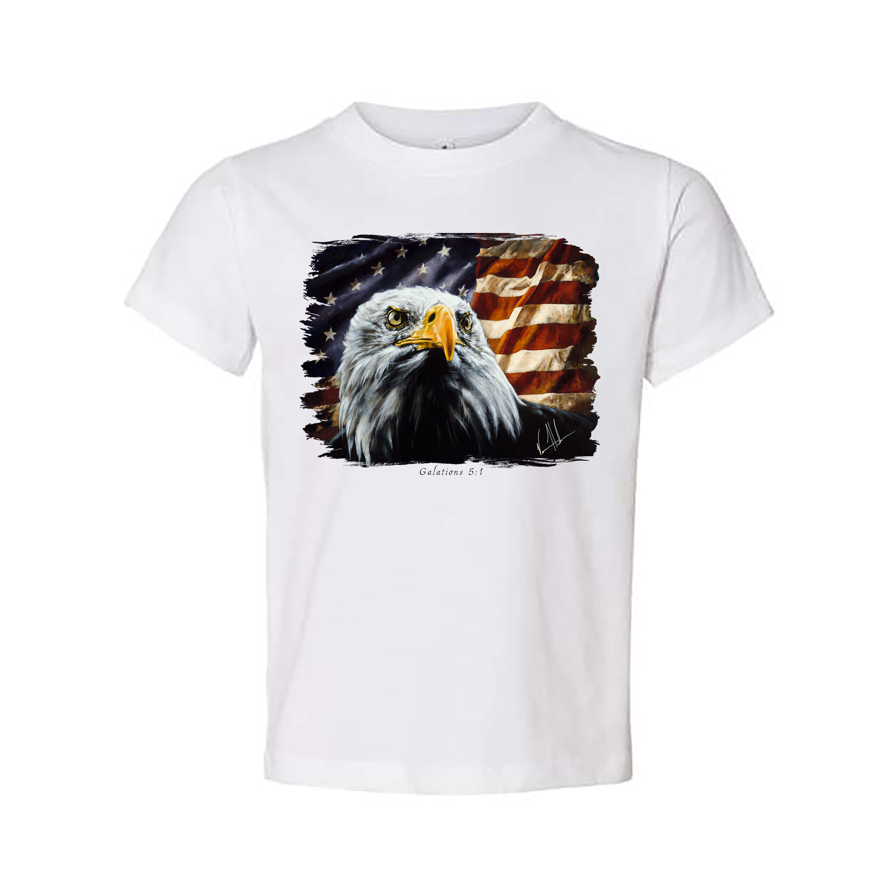 Kids T (Organic Cotton) - The Fight for Freedom Organic Cotton Vanessa Horabuena Toddler White 2T
