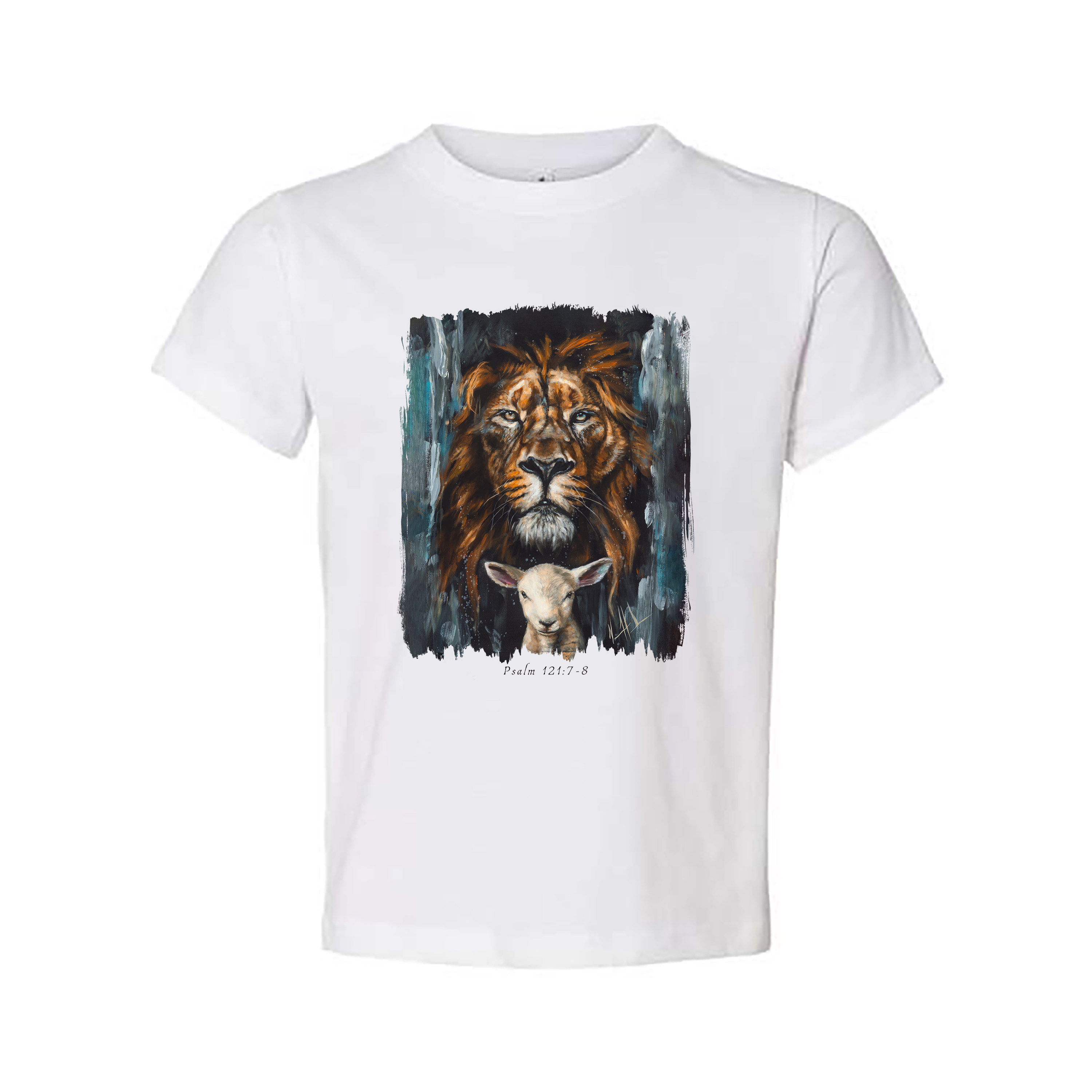 Kids T (Organic Cotton) - The Lion and Lamb Passover Organic Cotton Vanessa Horabuena Toddler White 2T