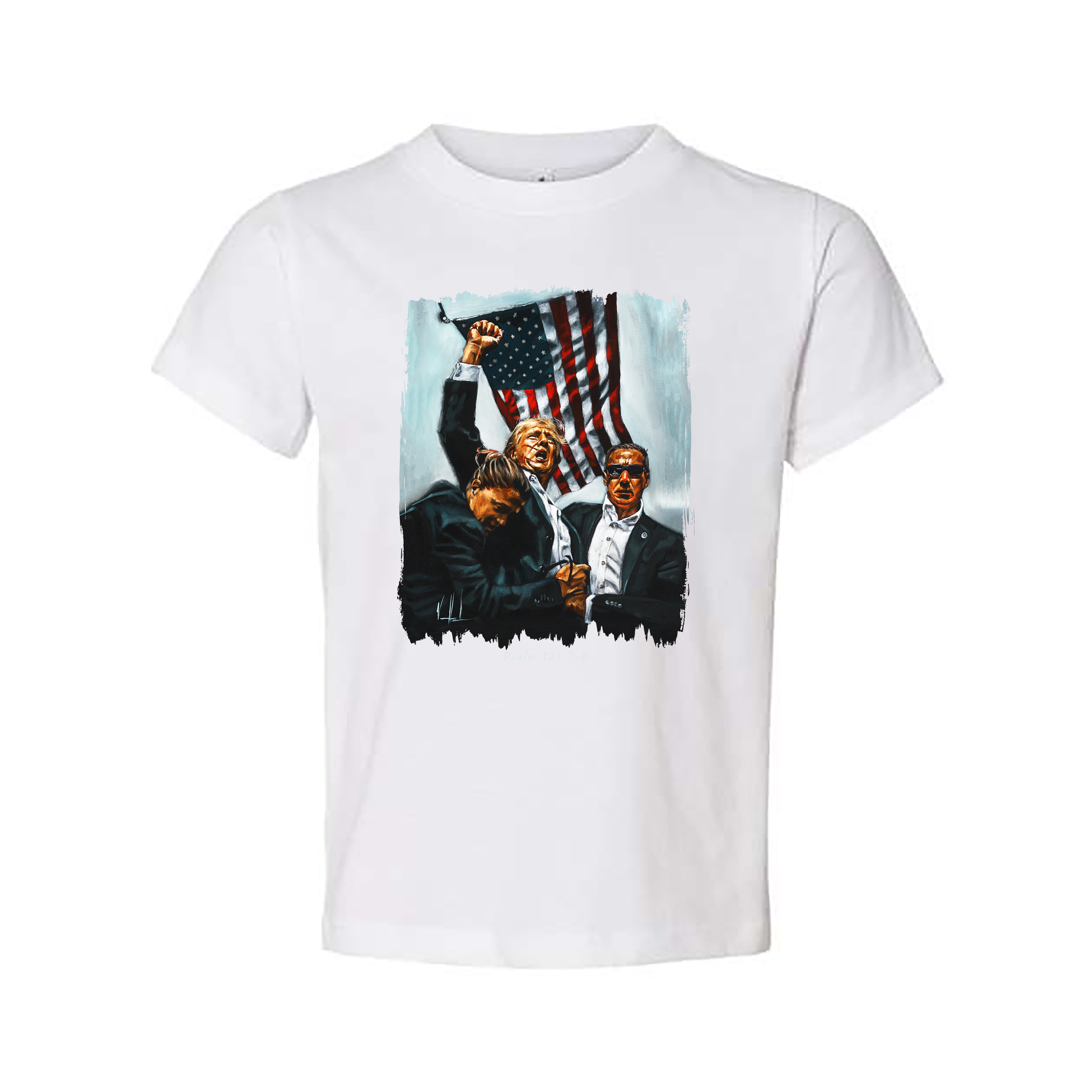 Kids T (Organic Cotton) - Never Surrender Organic Cotton Vanessa Horabuena Toddler White 2T