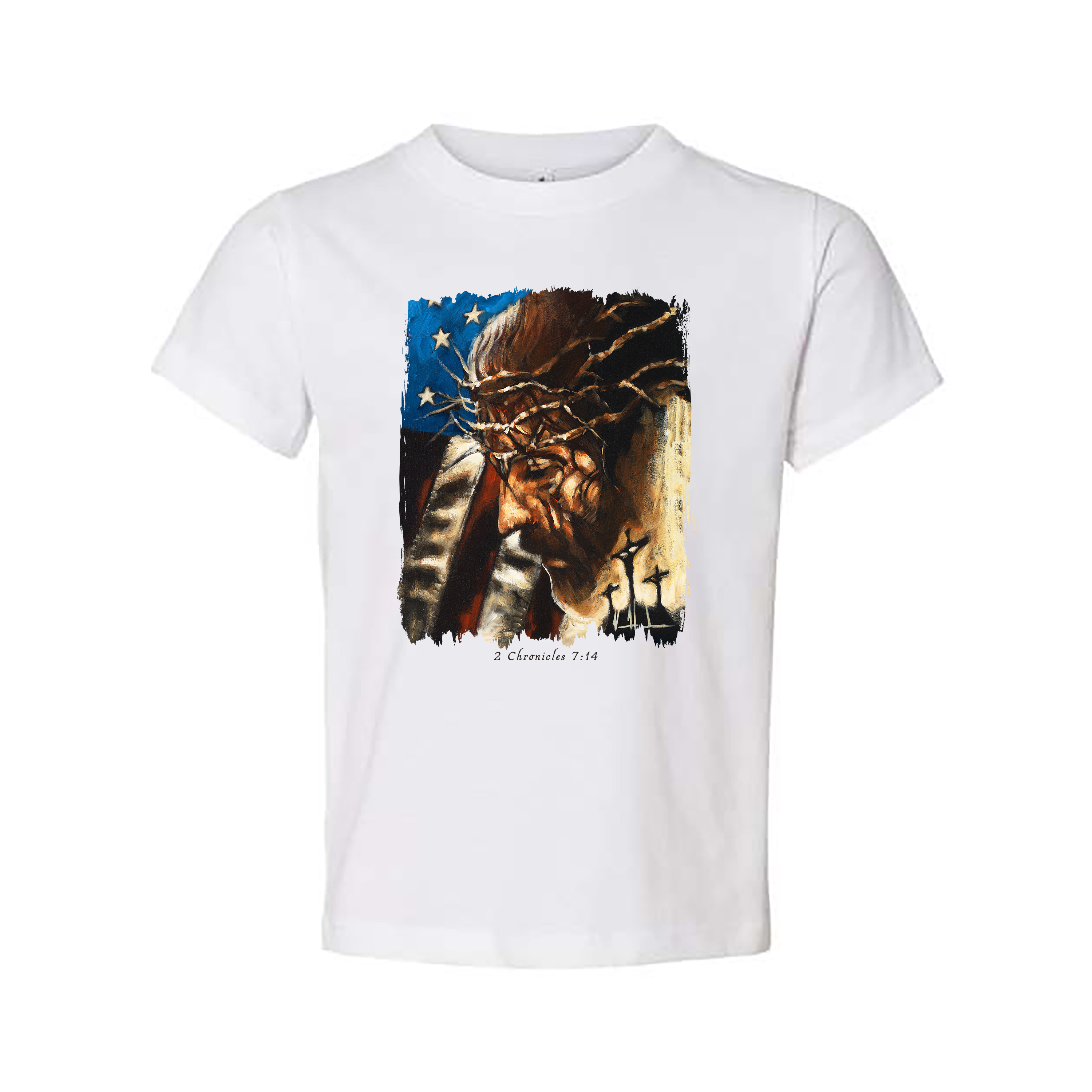 Kids T (Organic Cotton) - One Nation Under God Organic Cotton Vanessa Horabuena Toddler White 2T