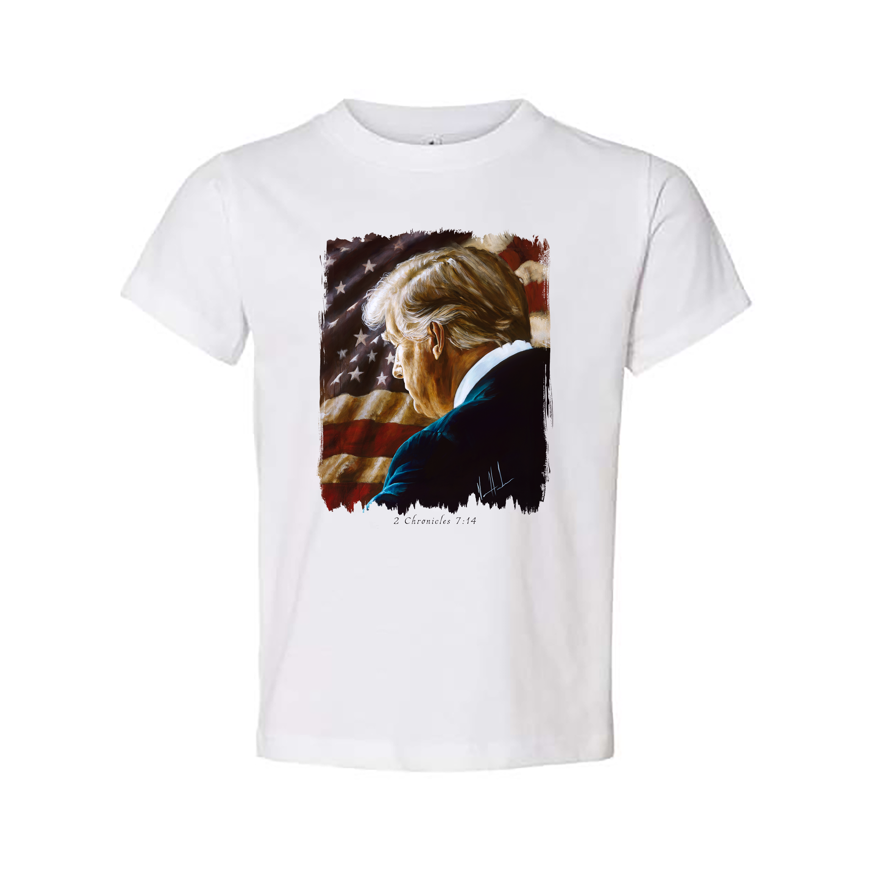 Kids T (Organic Cotton) - Prayers for Our Nation Organic Cotton Vanessa Horabuena Toddler White 2T