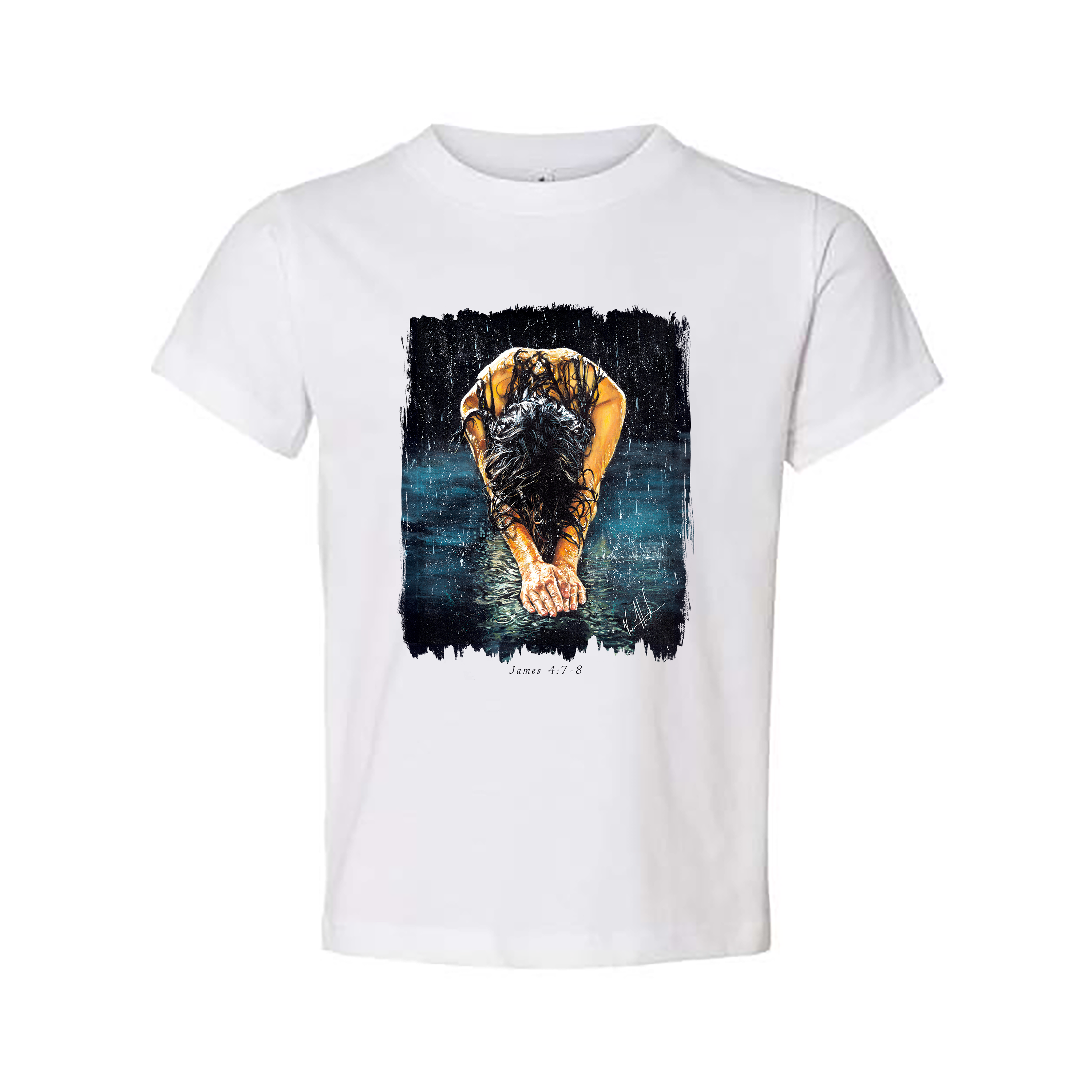 Kids T (Organic Cotton) - The Art of Surrender Organic Cotton Vanessa Horabuena Toddler White 2T