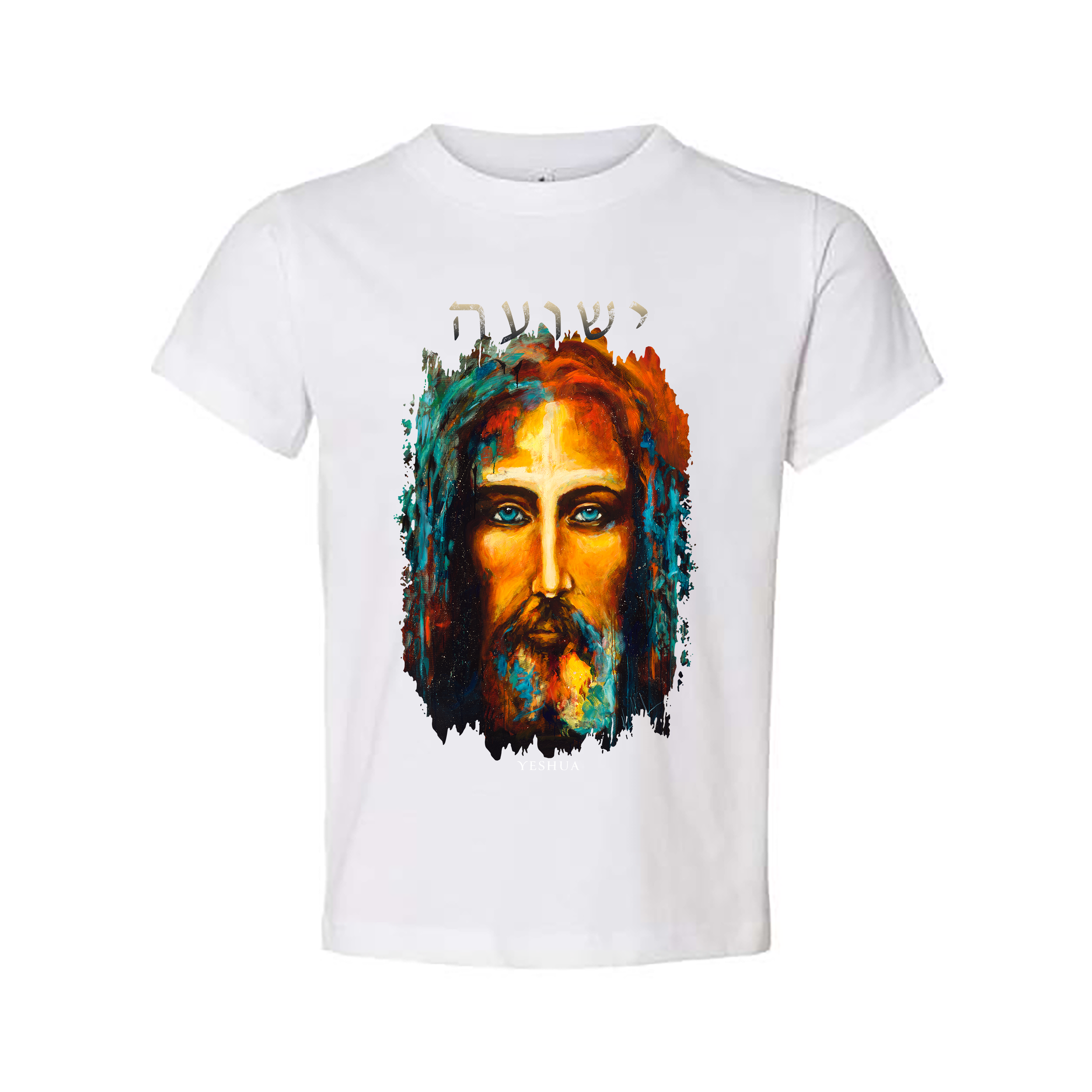 Kids T - The Shroud of Turin - The Colors of Life -(Organic Cotton) Organic Cotton Vanessa Horabuena Toddler White 2T