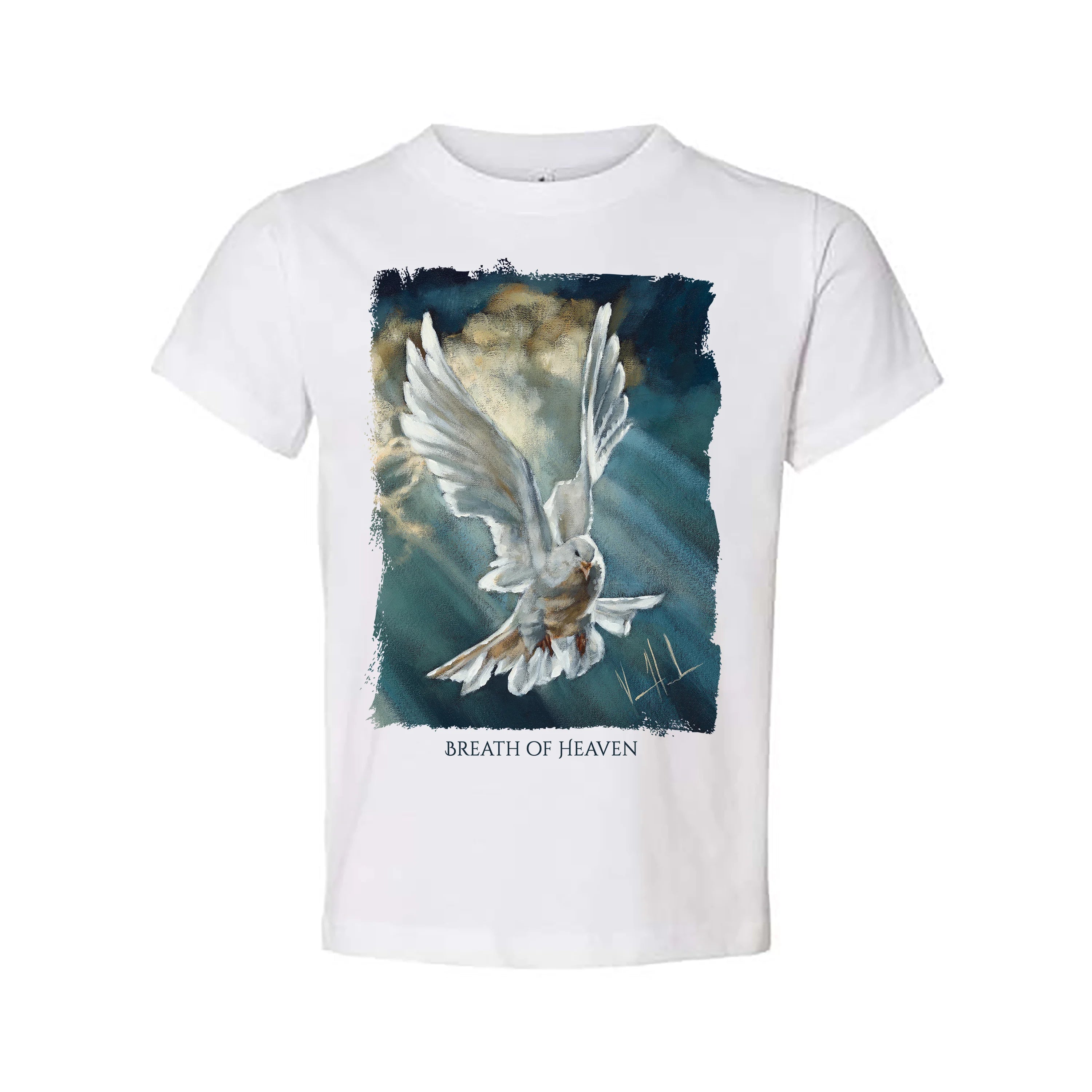 Kids T - Breath of Heaven - (Organic Cotton) Organic Cotton Vanessa Horabuena Toddler White 2T