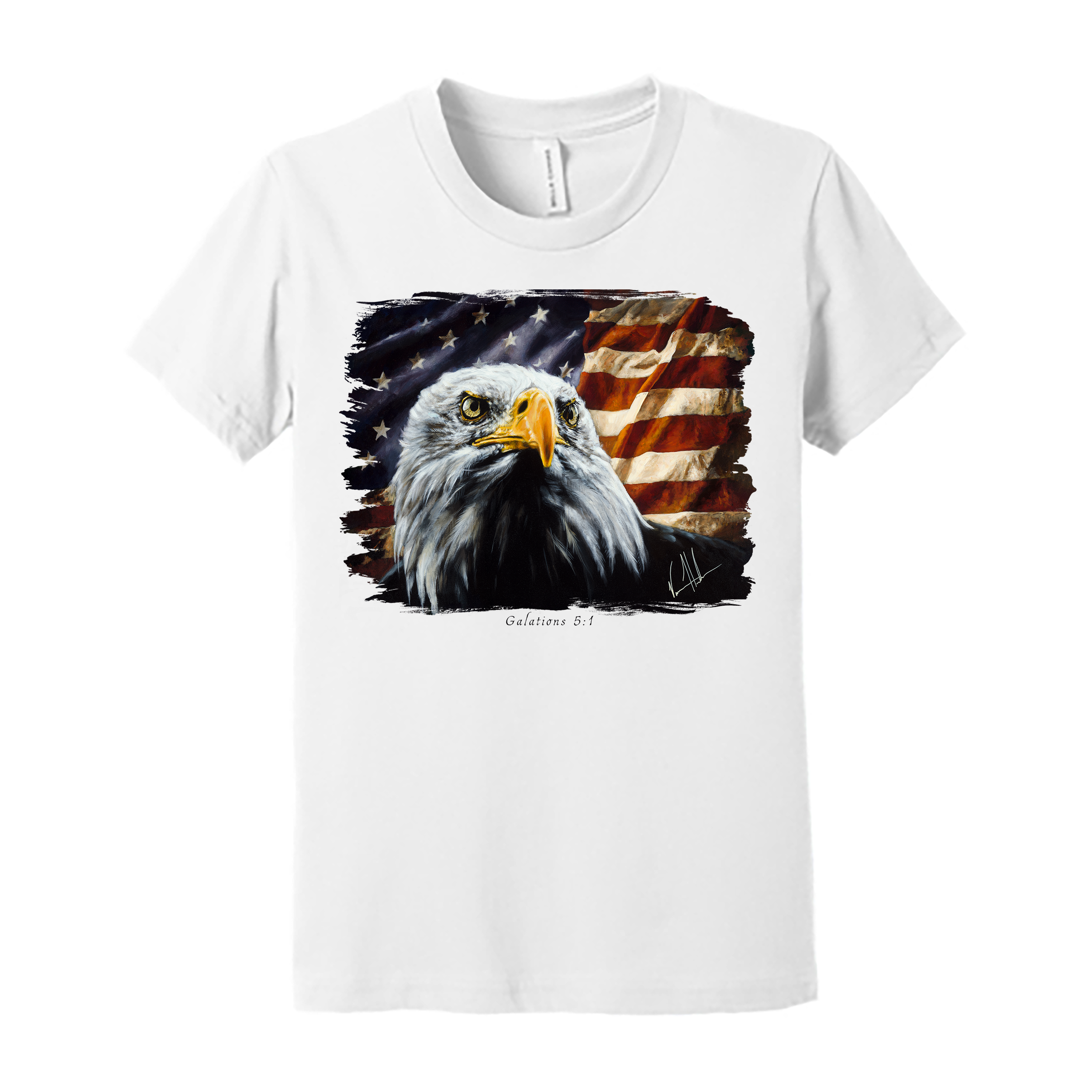 Kids T (Organic Cotton) - The Fight for Freedom Organic Cotton Vanessa Horabuena Youth White Small