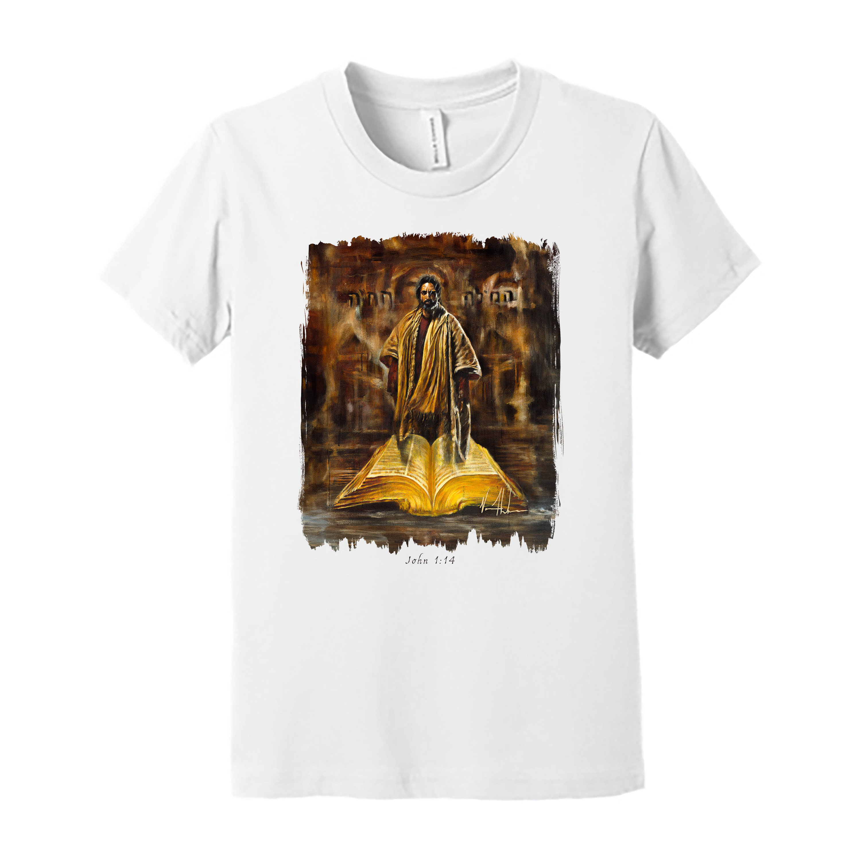 The Living Word - Kids T (Organic Cotton) Organic Cotton Vanessa Horabuena Youth White Small