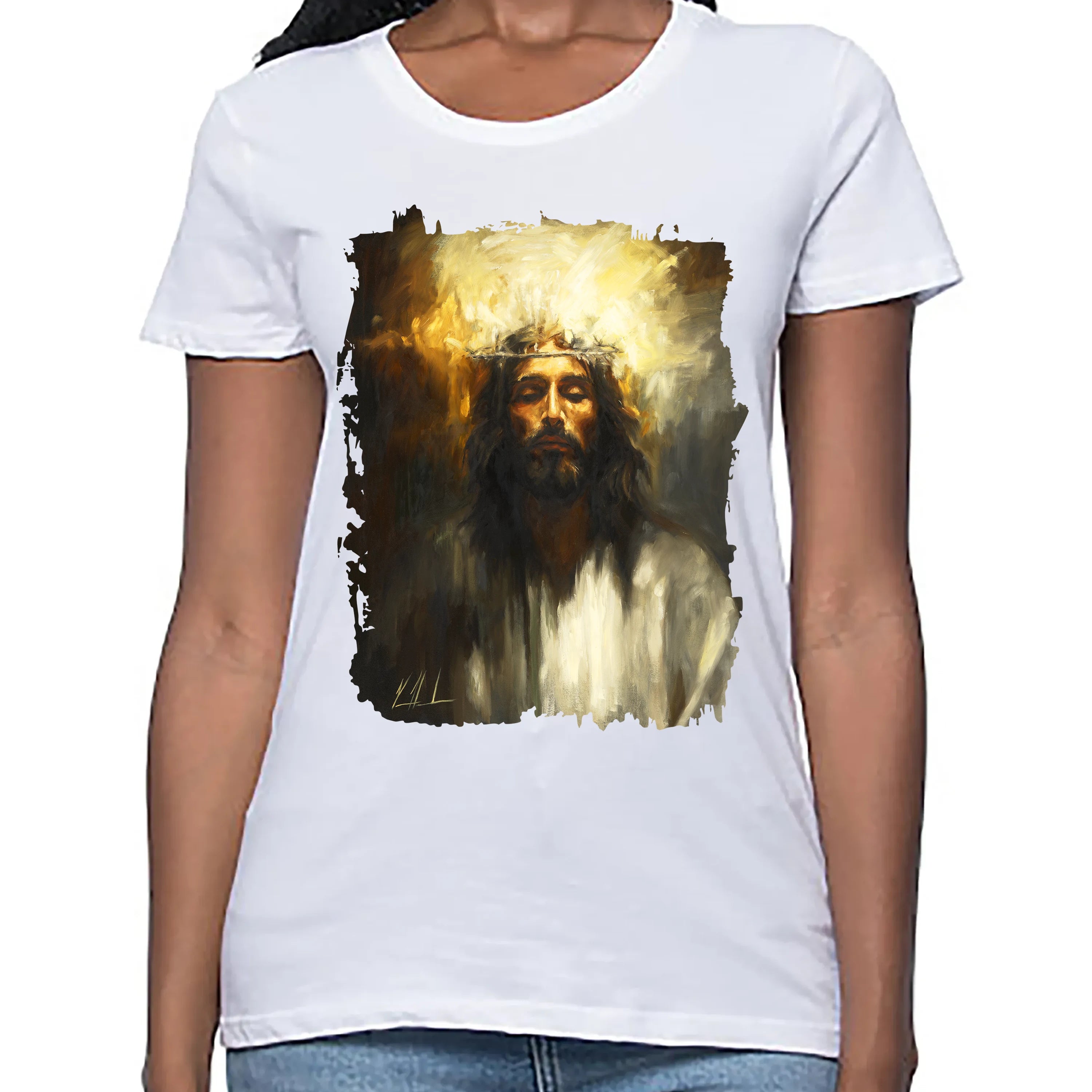 Women's T (Organic Bamboo) - Holy One Organic Bamboo Vanessa Horabuena