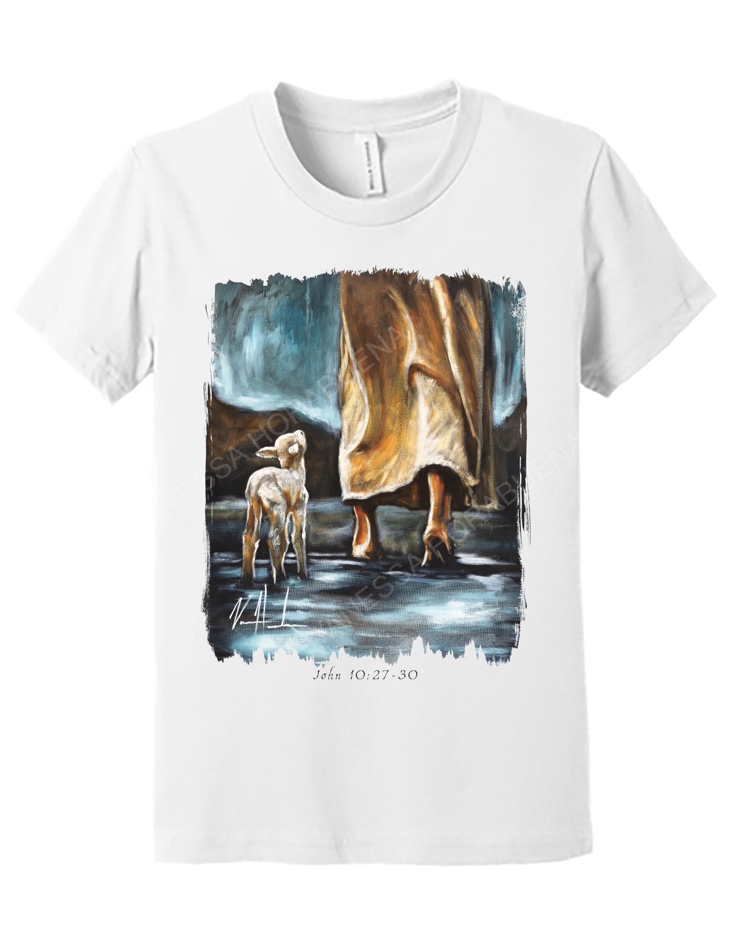 My Sheep Listen To My Voice - Kids T (Organic Cotton) Vanessa Horabuena Kids White Small