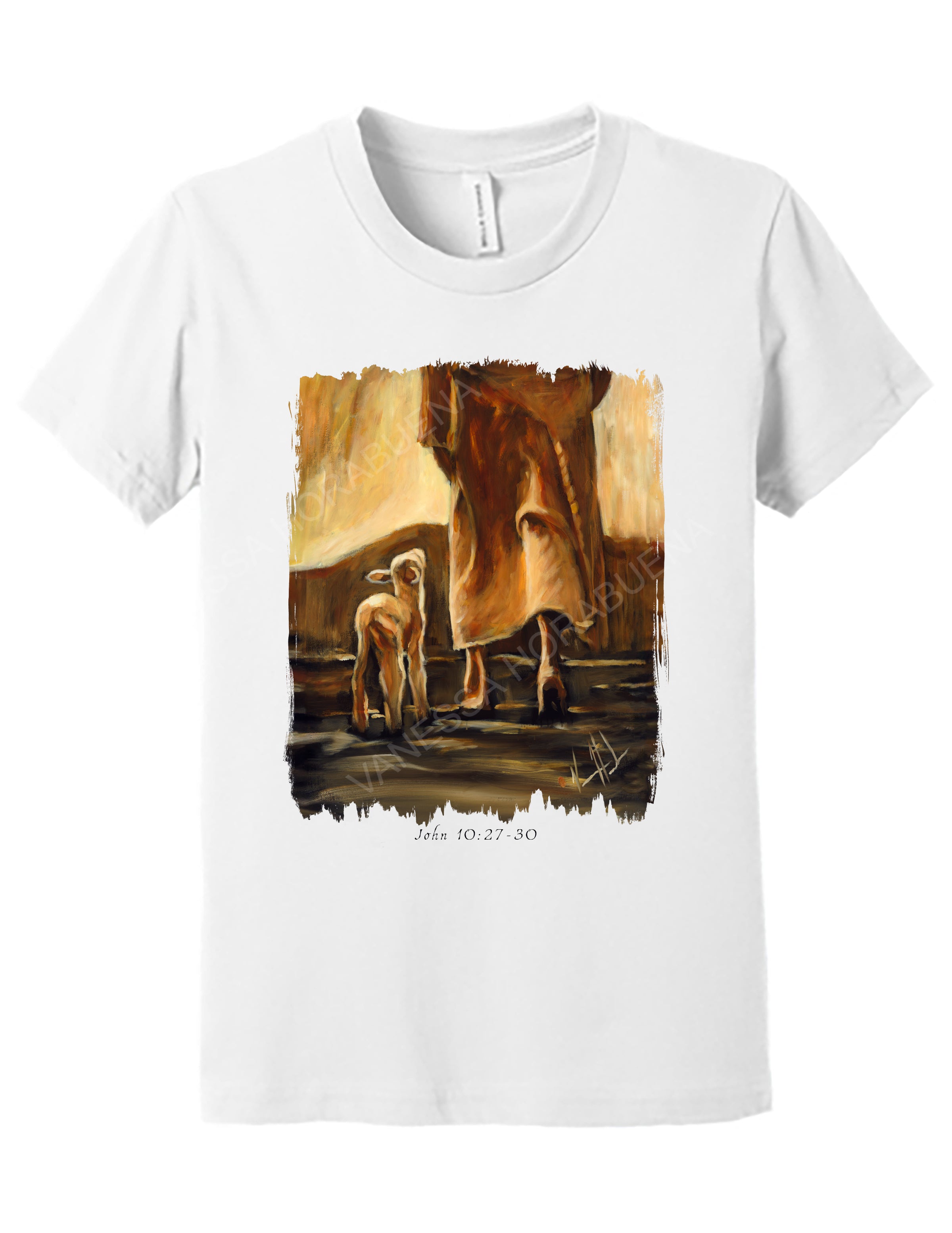 My Sheep Listen to My Voice - Fall Edition - Kids T (Organic Cotton) Vanessa Horabuena Kids White Small