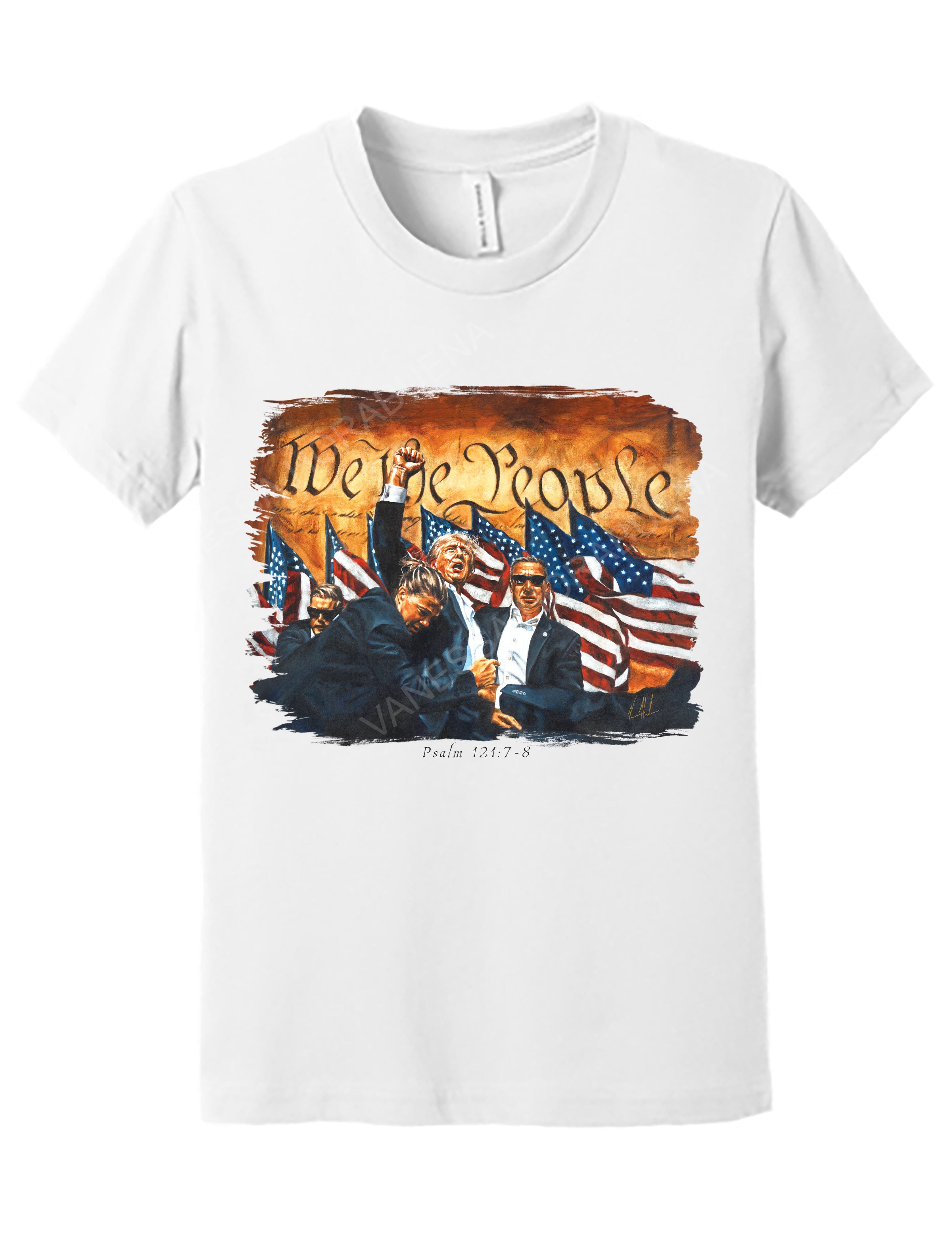 Fight For America - Kids T (Organic Cotton) Vanessa Horabuena Kids White Small
